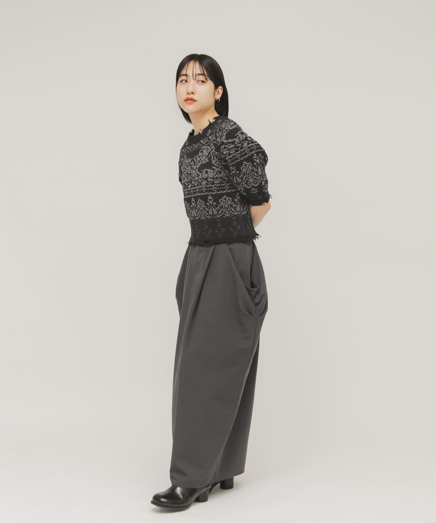 身長：160cm サイズ：one