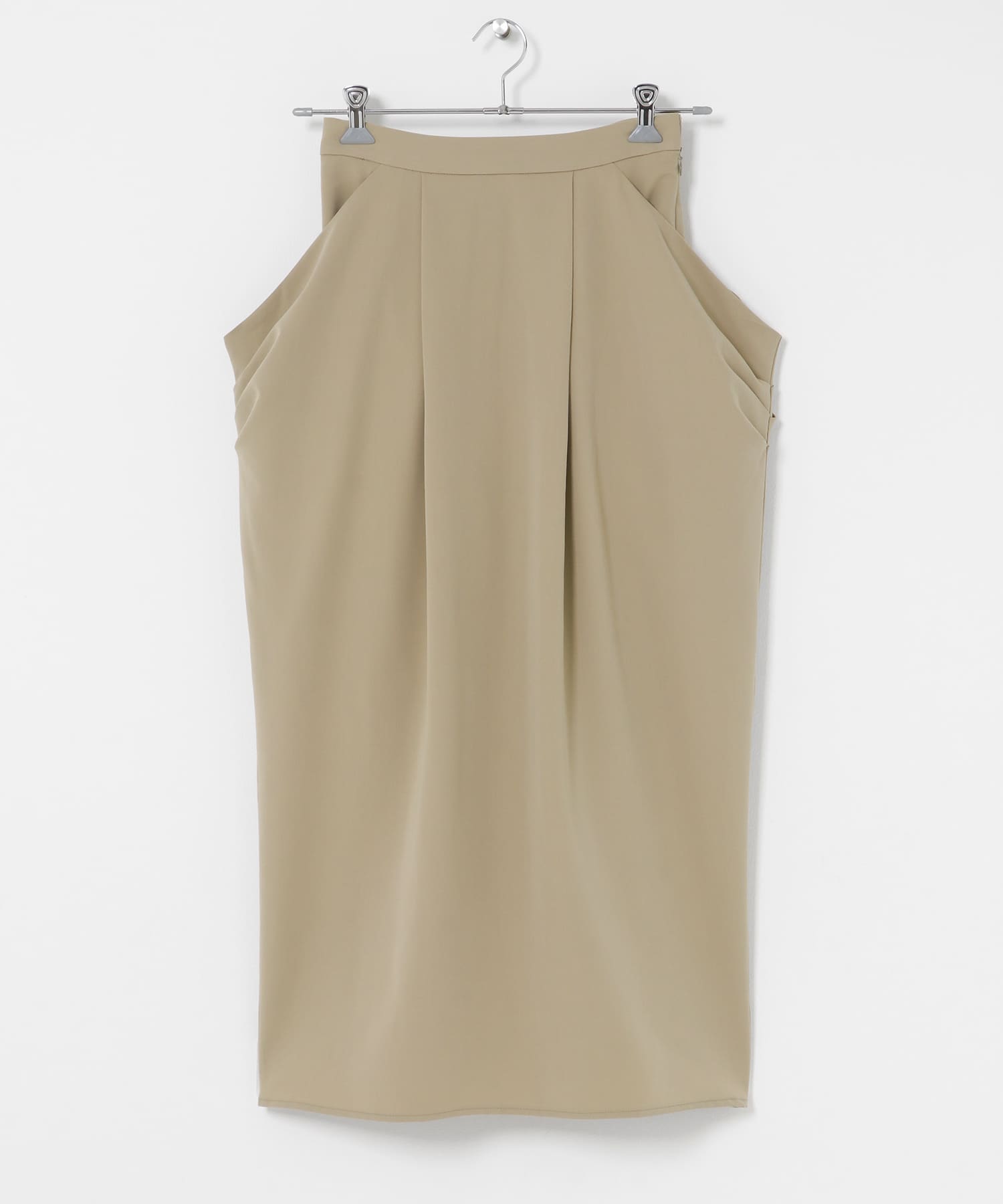 ドレープタックスカート BEIGE One