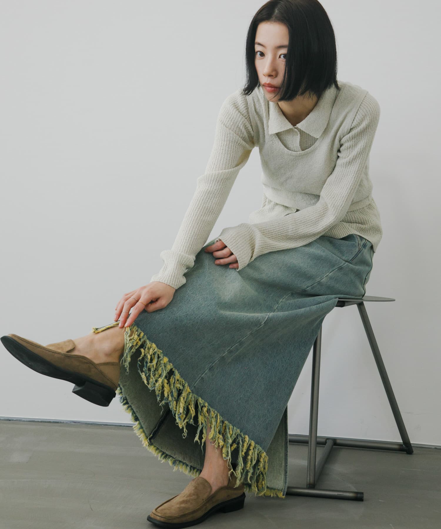 身長 : 162cm サイズ : one