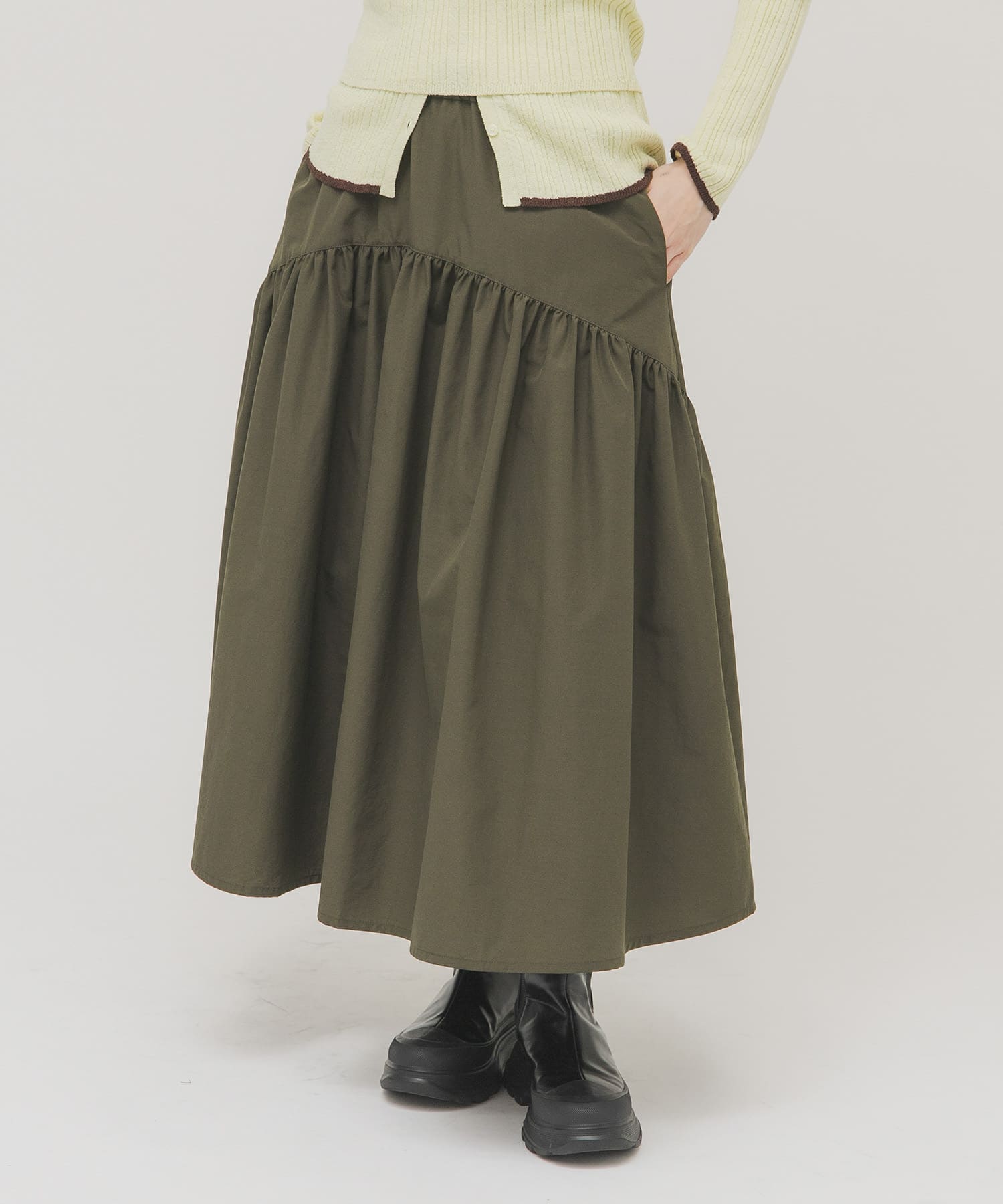 身長：160cm サイズ：one