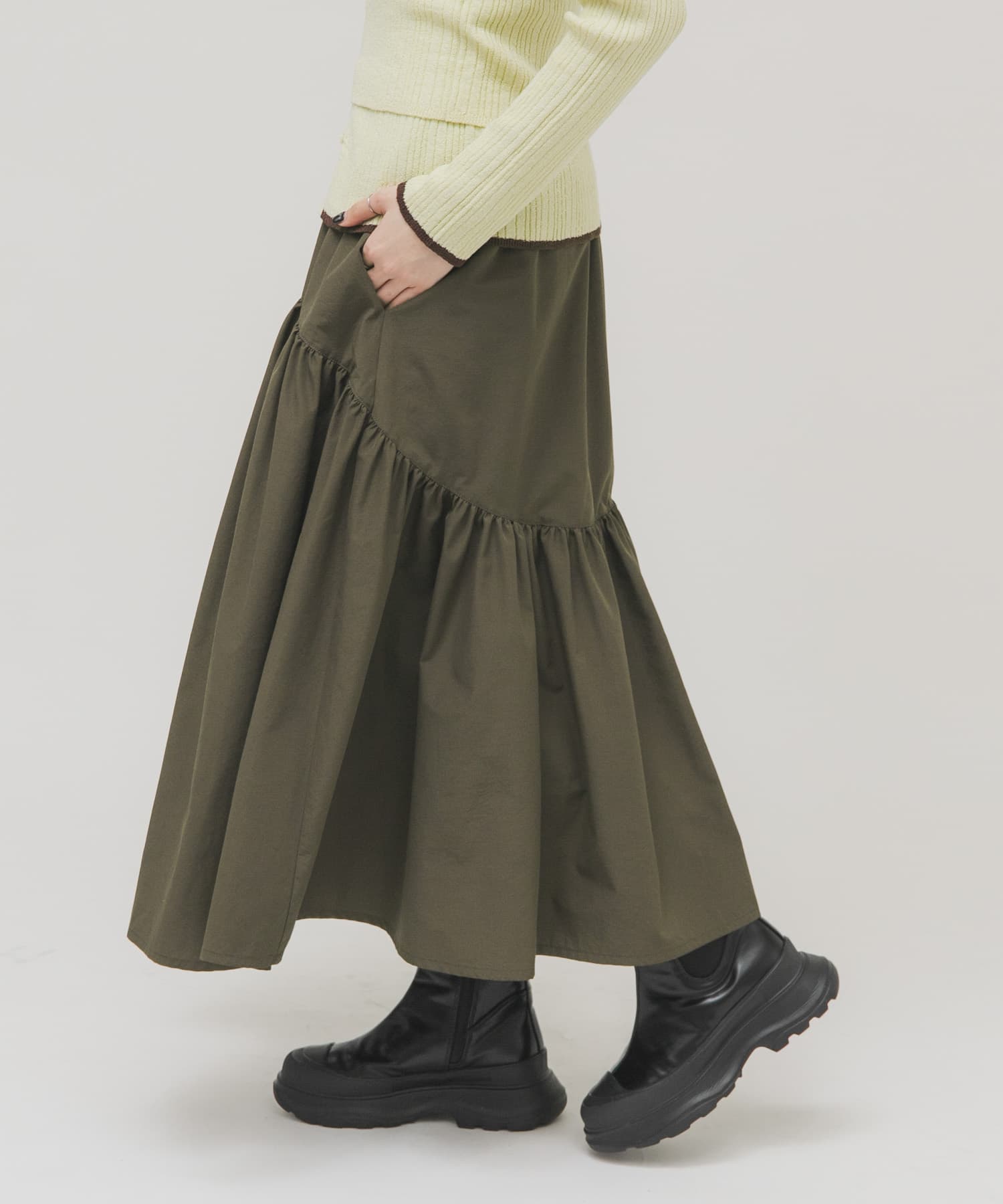 身長：160cm サイズ：one