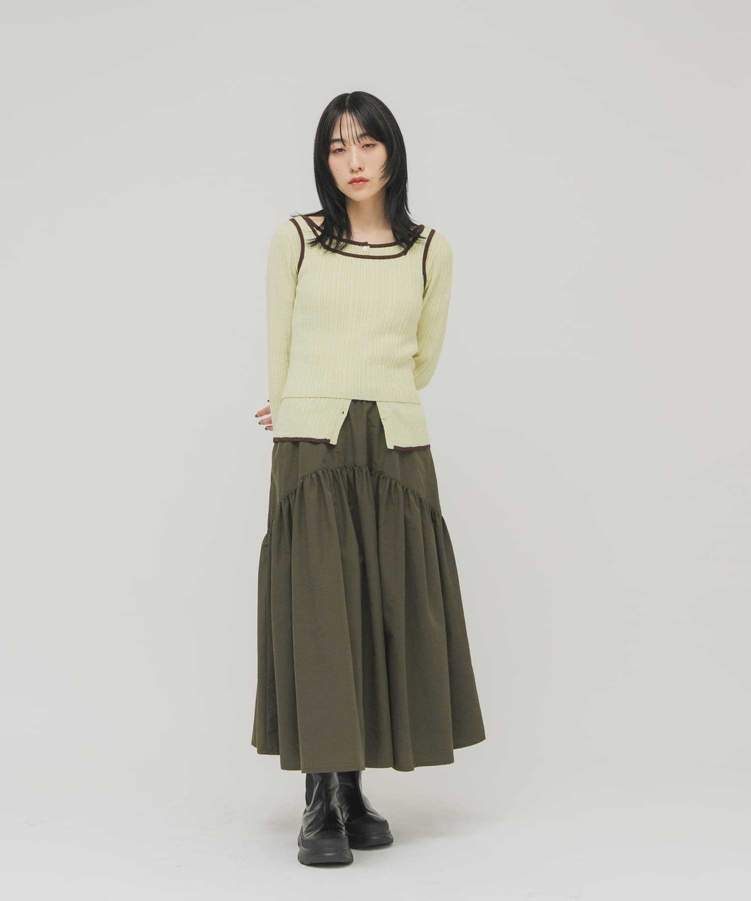 身長：160cm サイズ：one