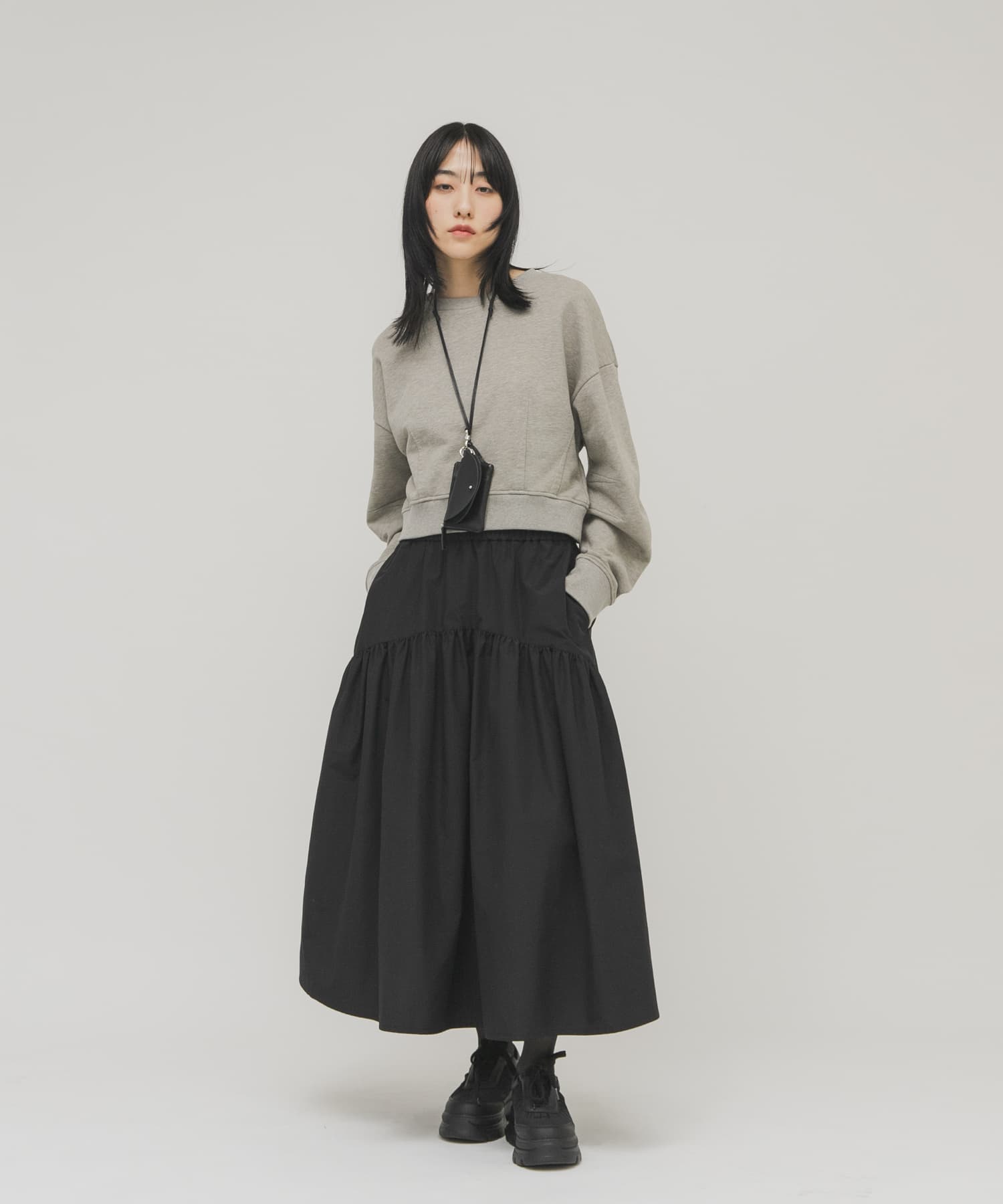 身長：160cm サイズ：one