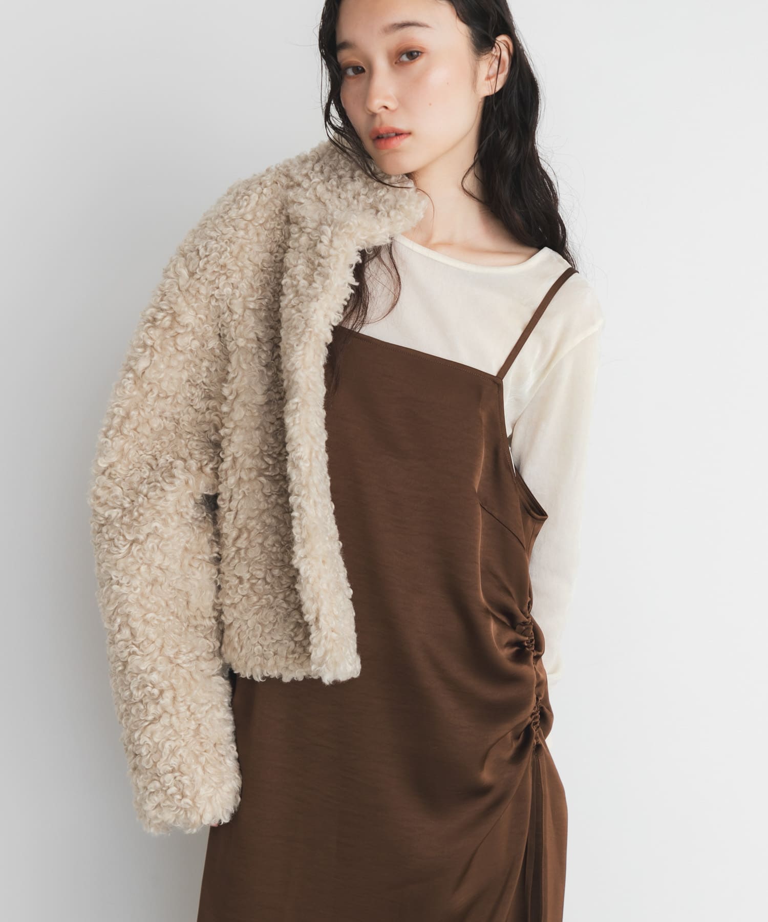 身長：161cm サイズ：one