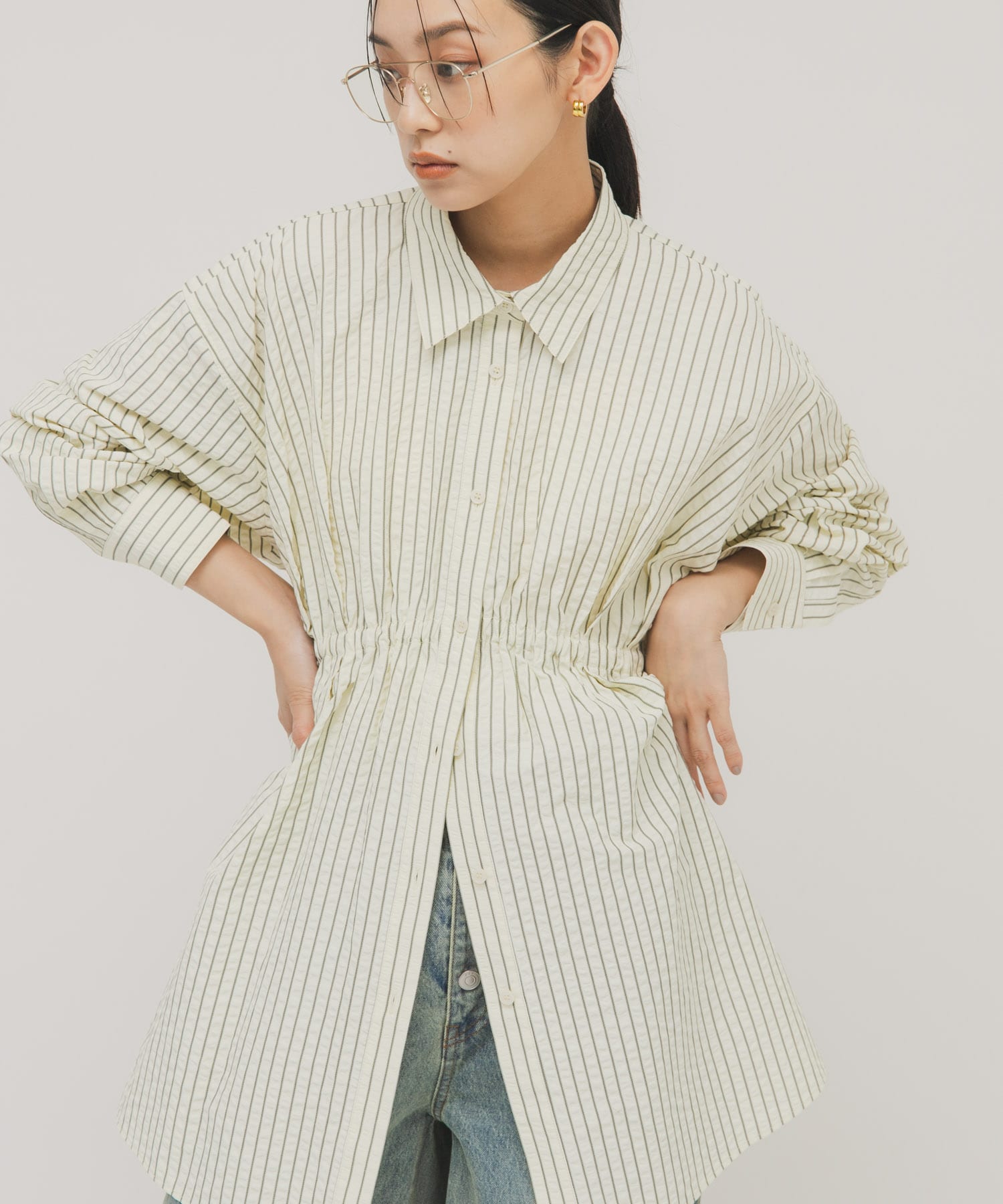 身長：163cm サイズ：one