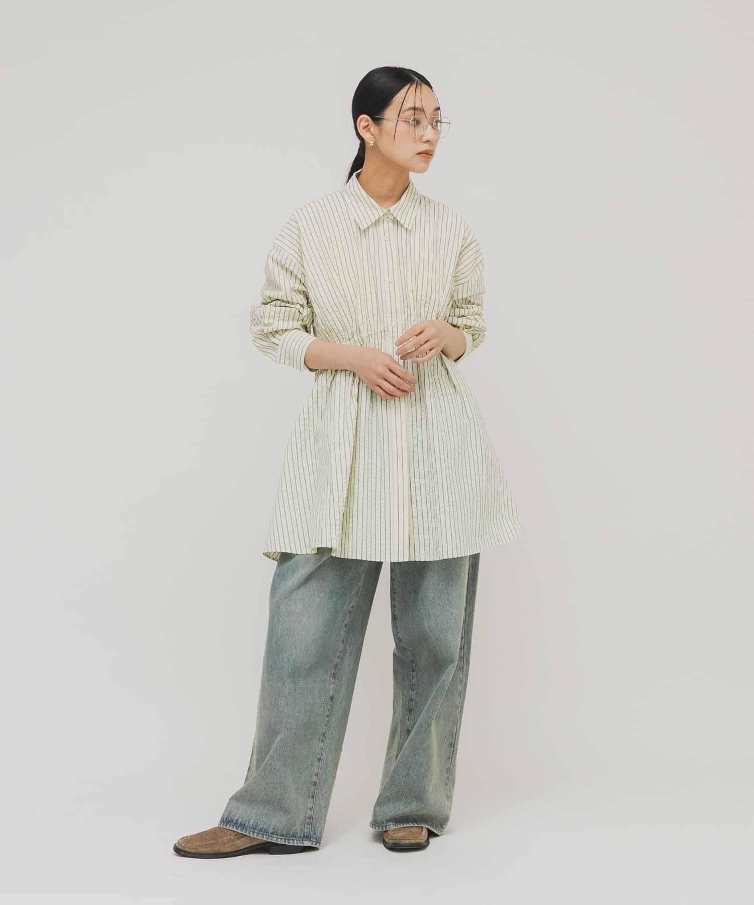 身長：163cm サイズ：one