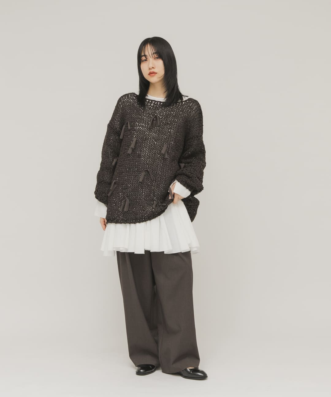 身長：160cm サイズ：one