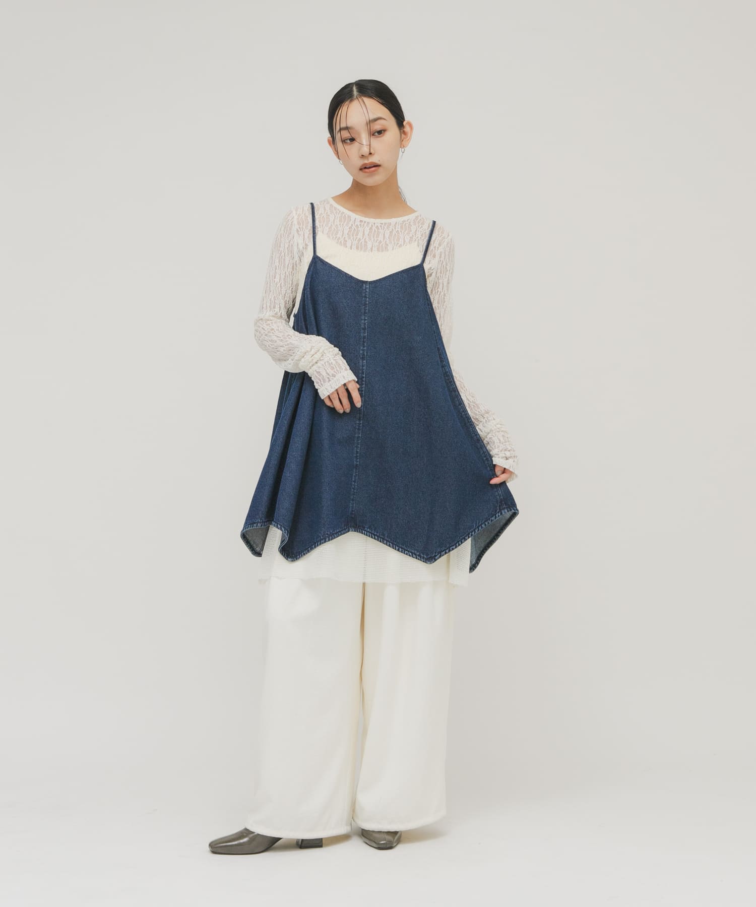 身長：163cm サイズ：one