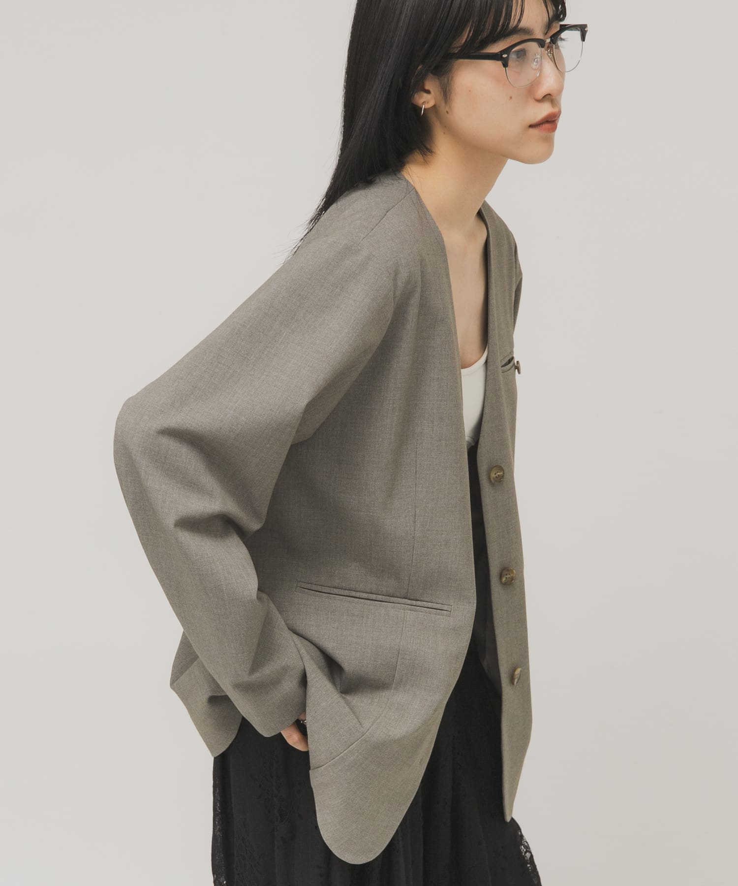 身長 : 160cm サイズ : one
