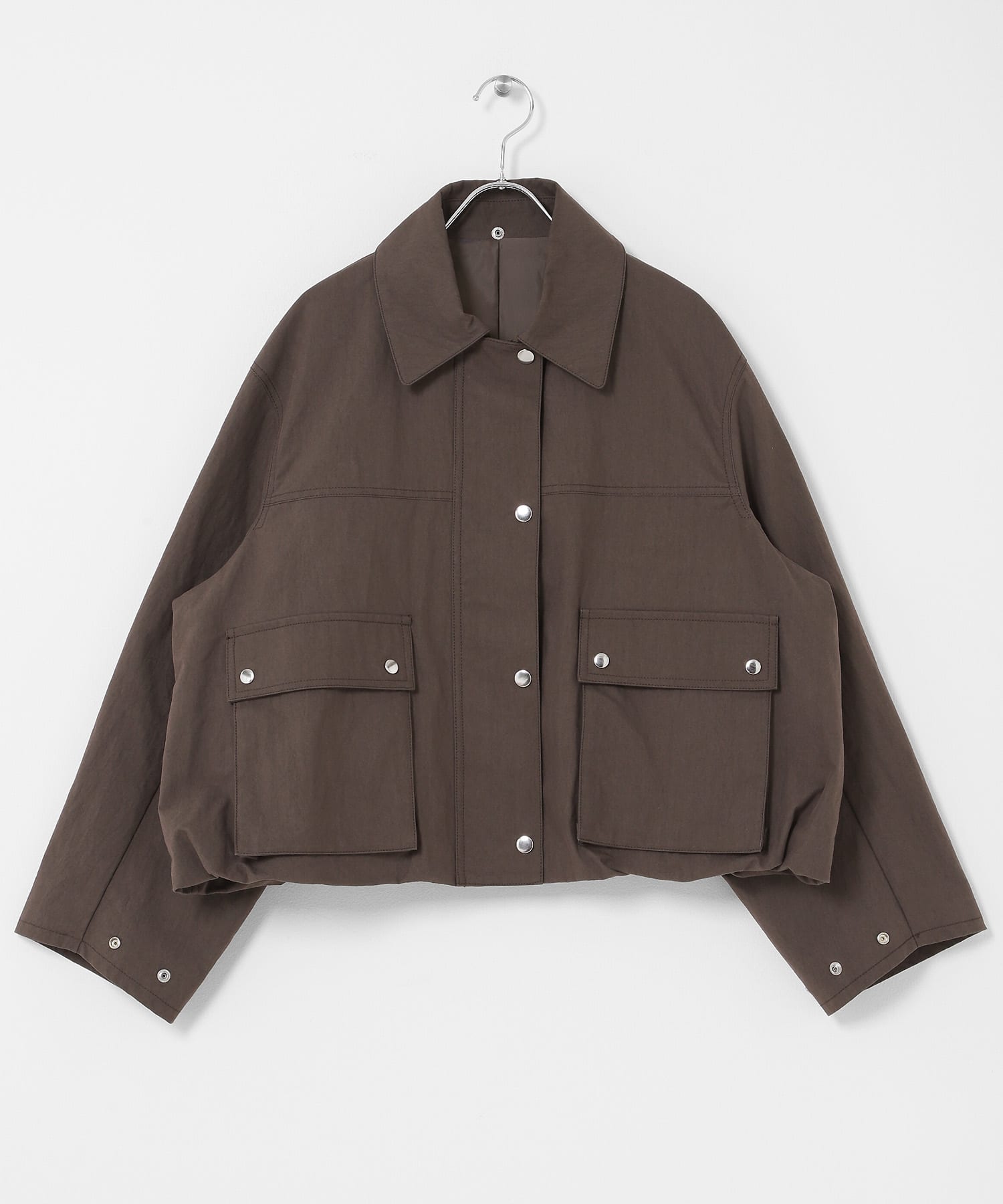 2WAYカラーバルーンブルゾン BROWN One