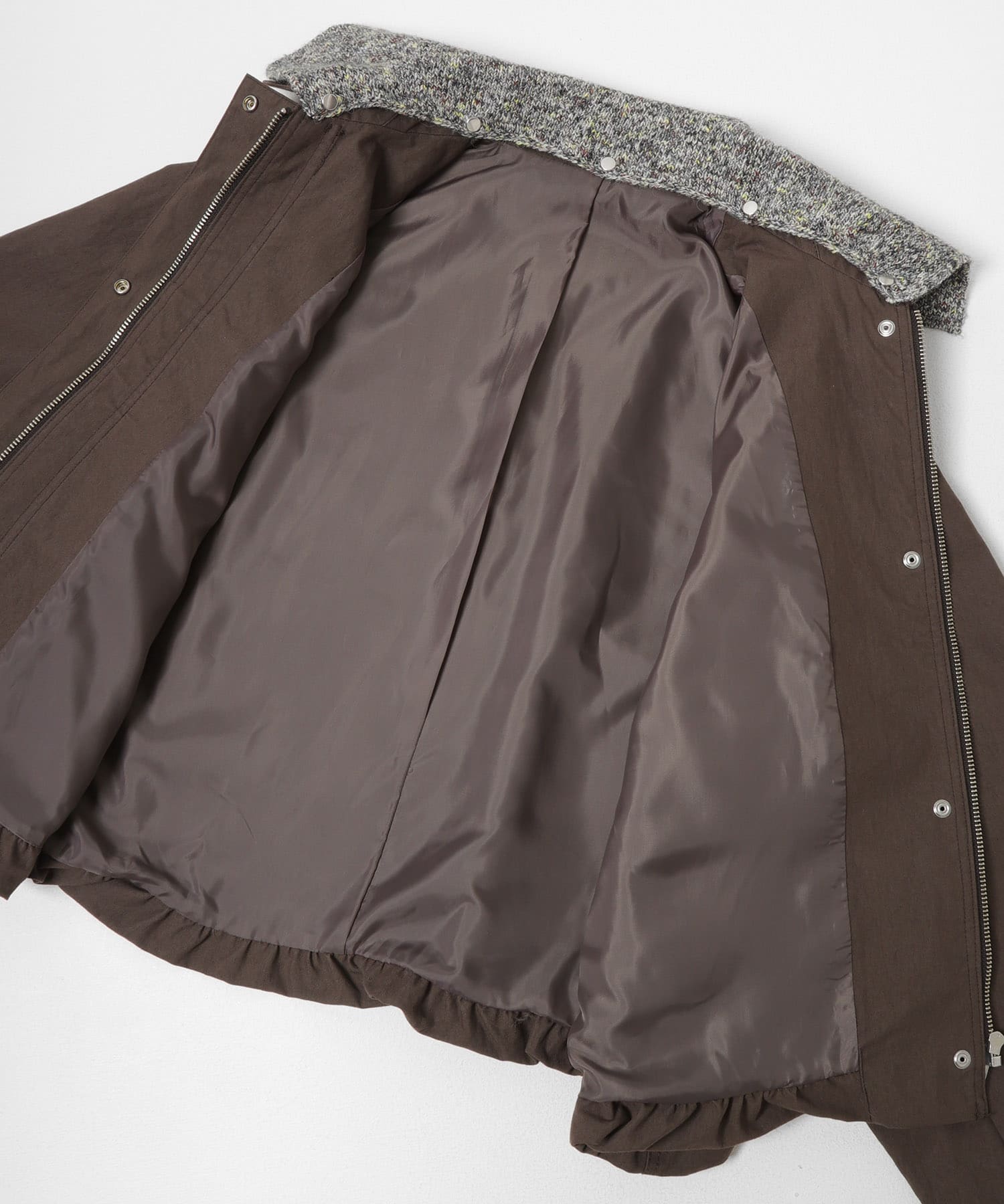 2WAYカラーバルーンブルゾン BROWN One