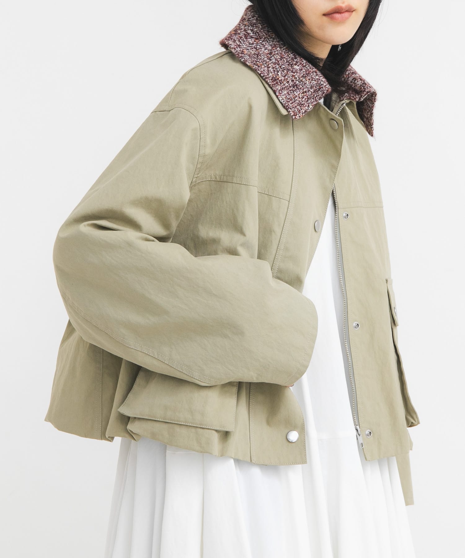 2WAYカラーバルーンブルゾン