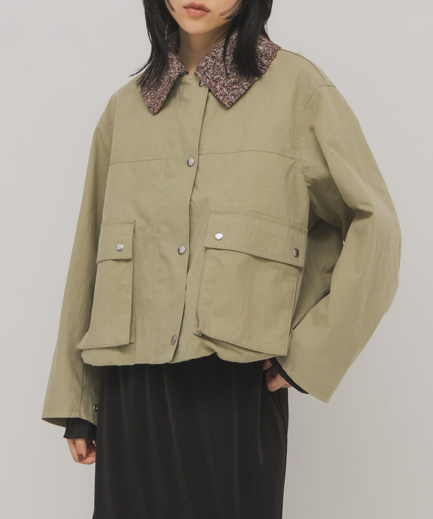 身長：160cm サイズ：one