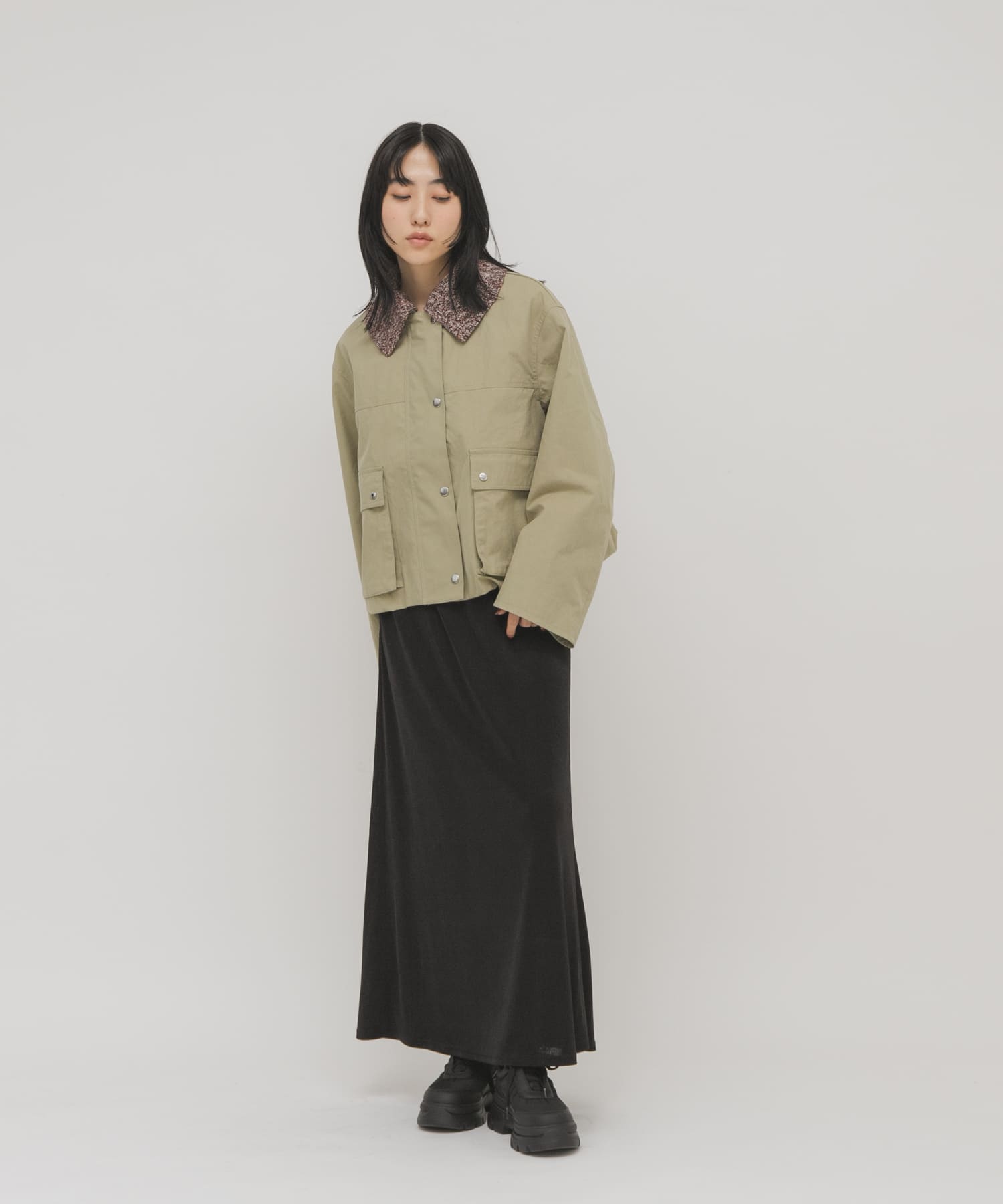 身長：160cm サイズ：one