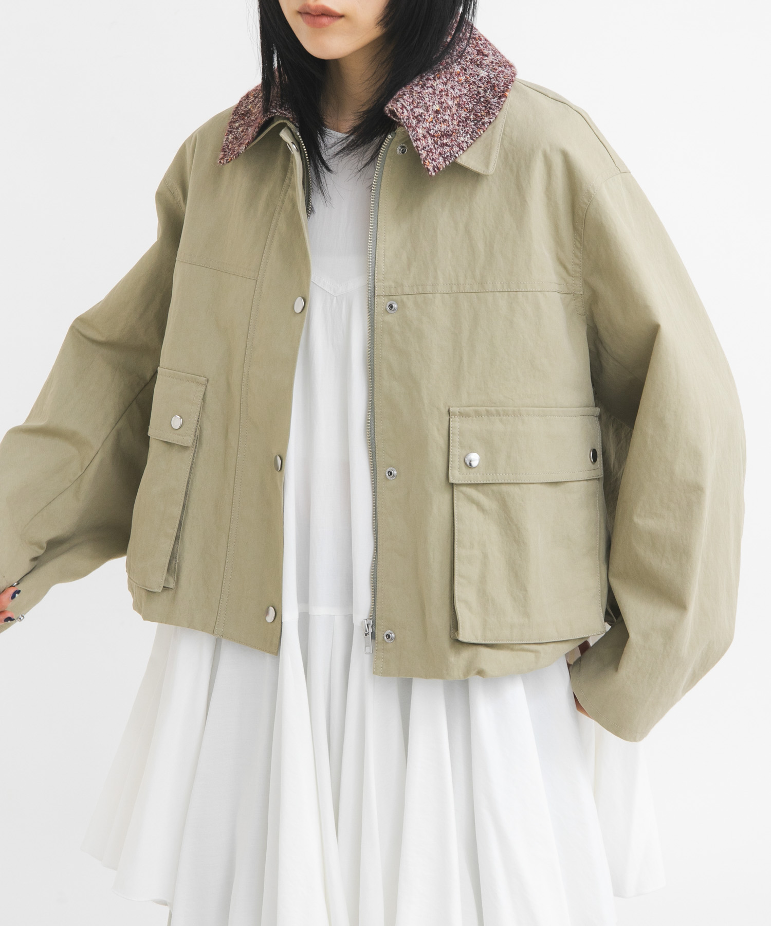 身長：160cm サイズ：one