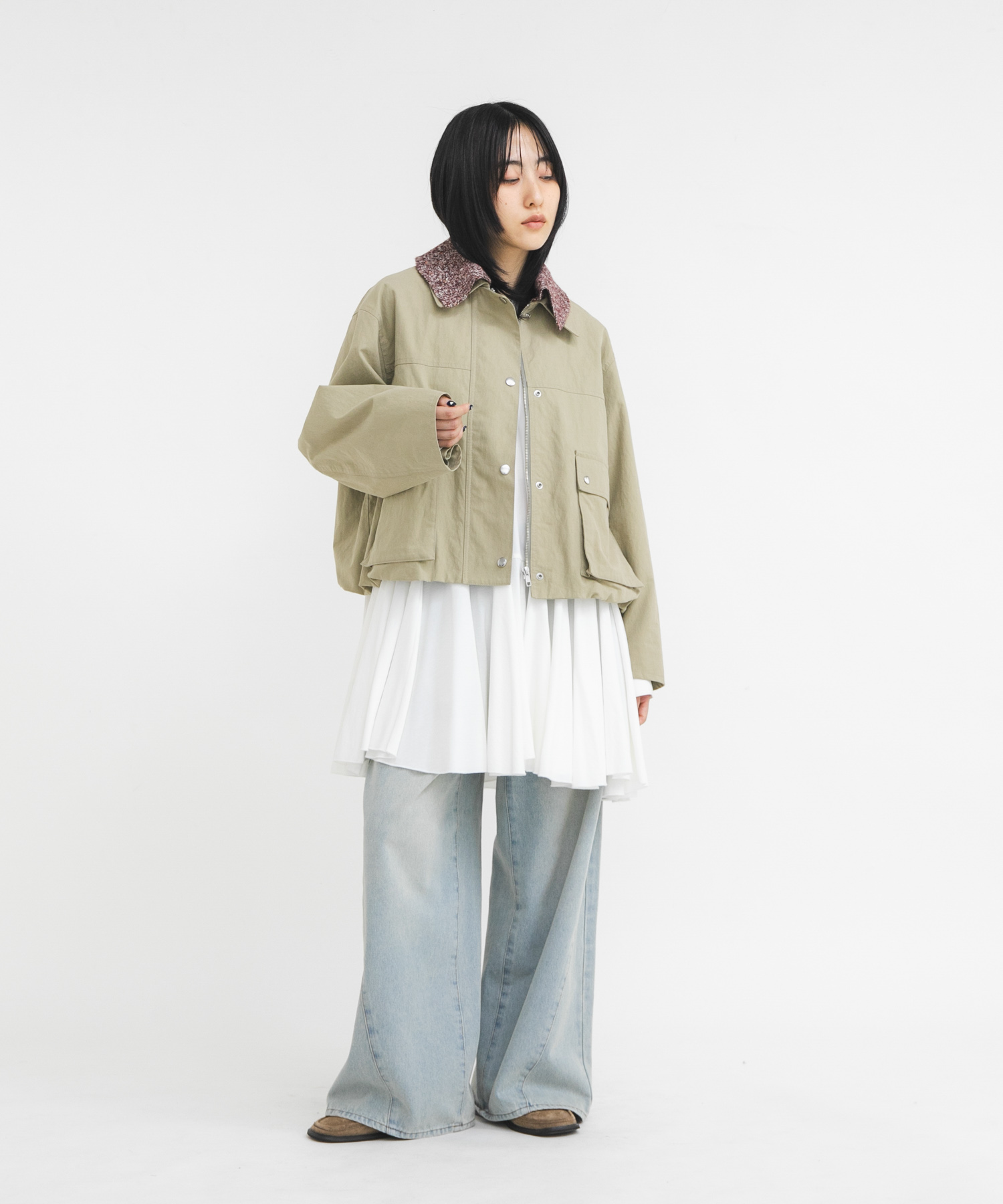 身長：160cm サイズ：one