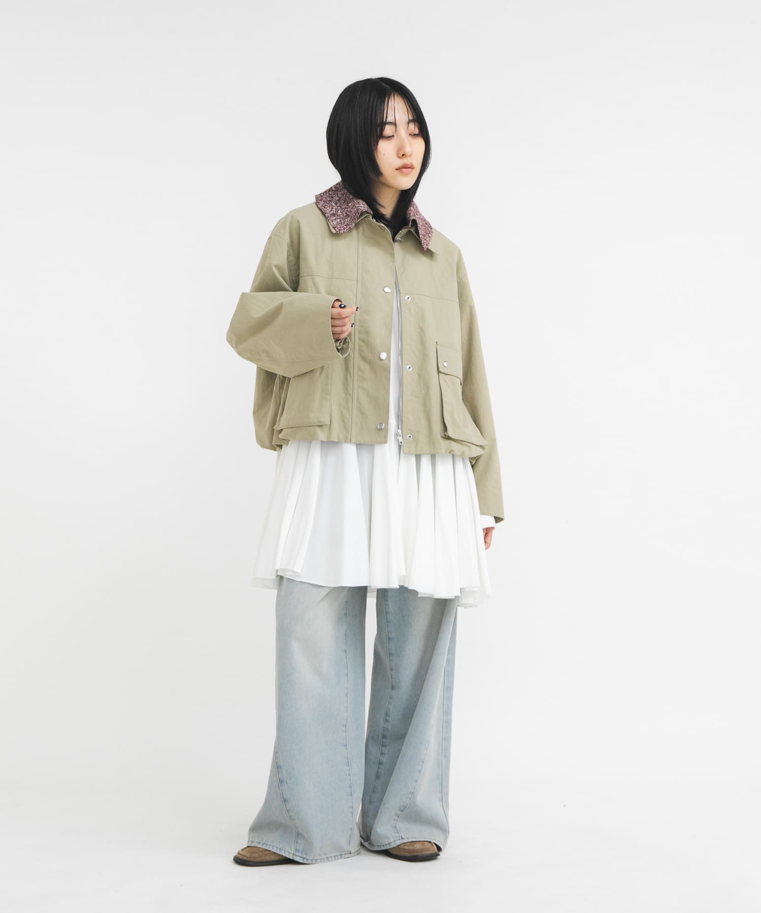 身長：160cm サイズ：one