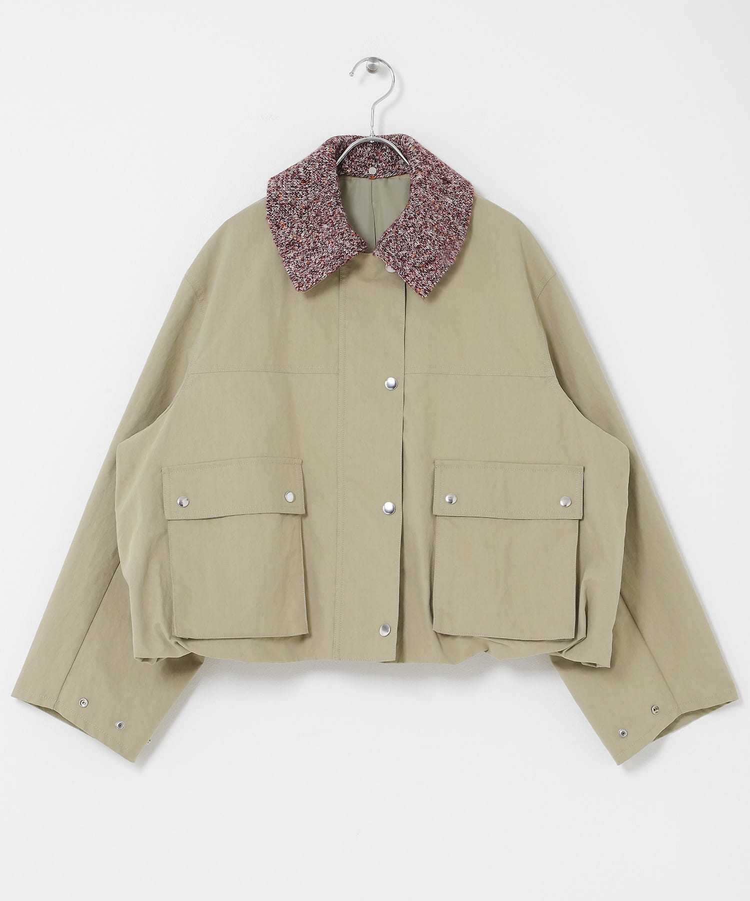 2WAYカラーバルーンブルゾン SMOKYBEIGE One