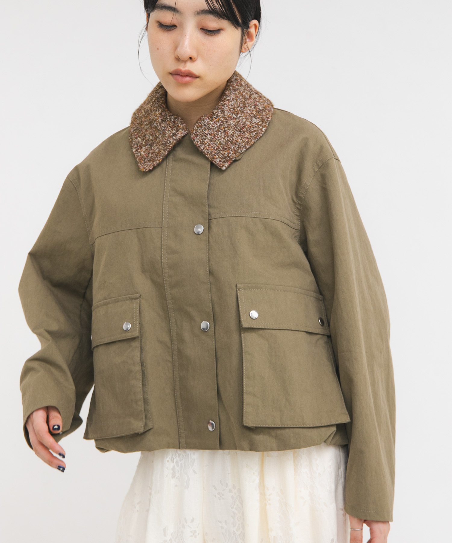 身長：160cm サイズ：one