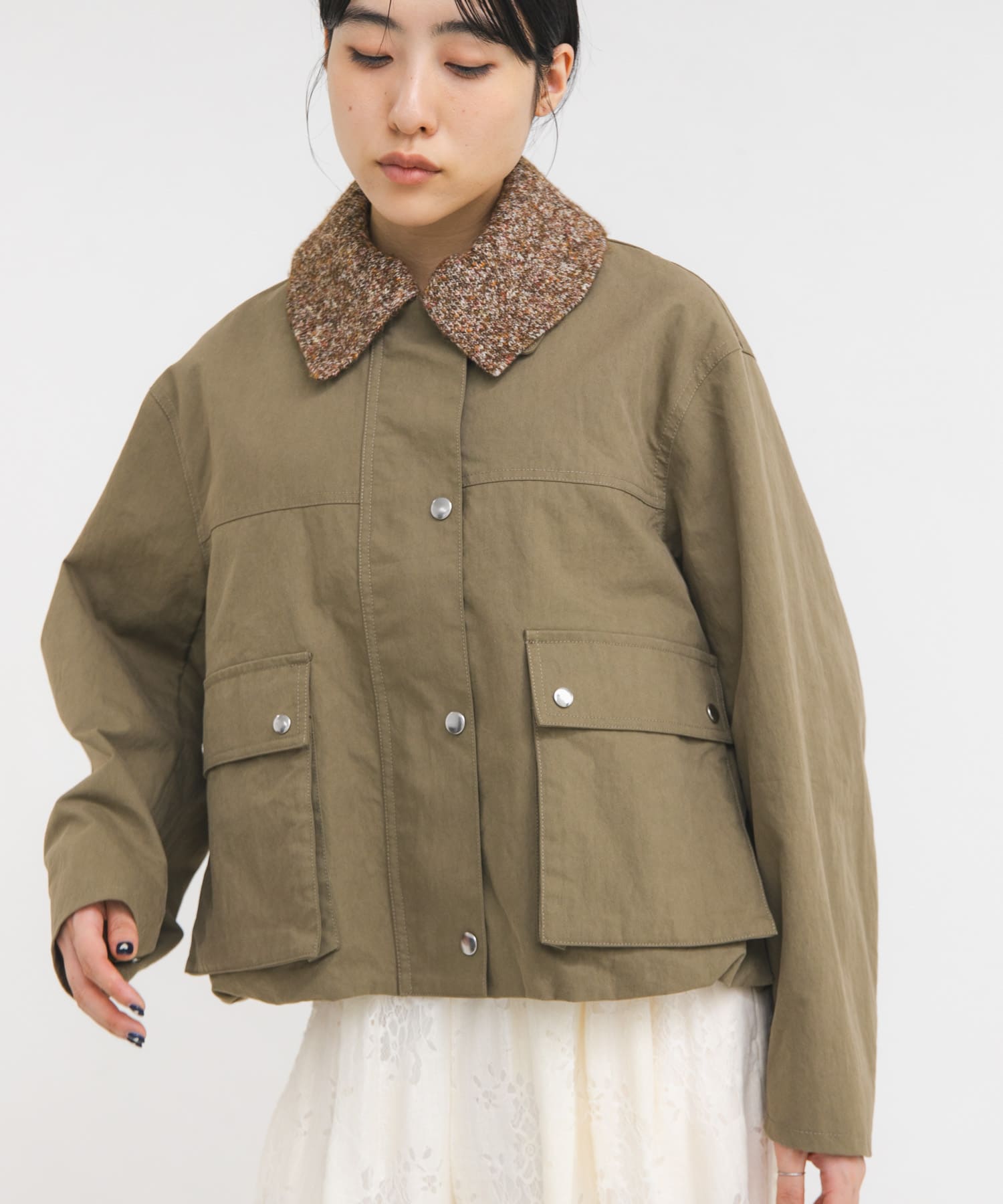 2WAYカラーバルーンブルゾン