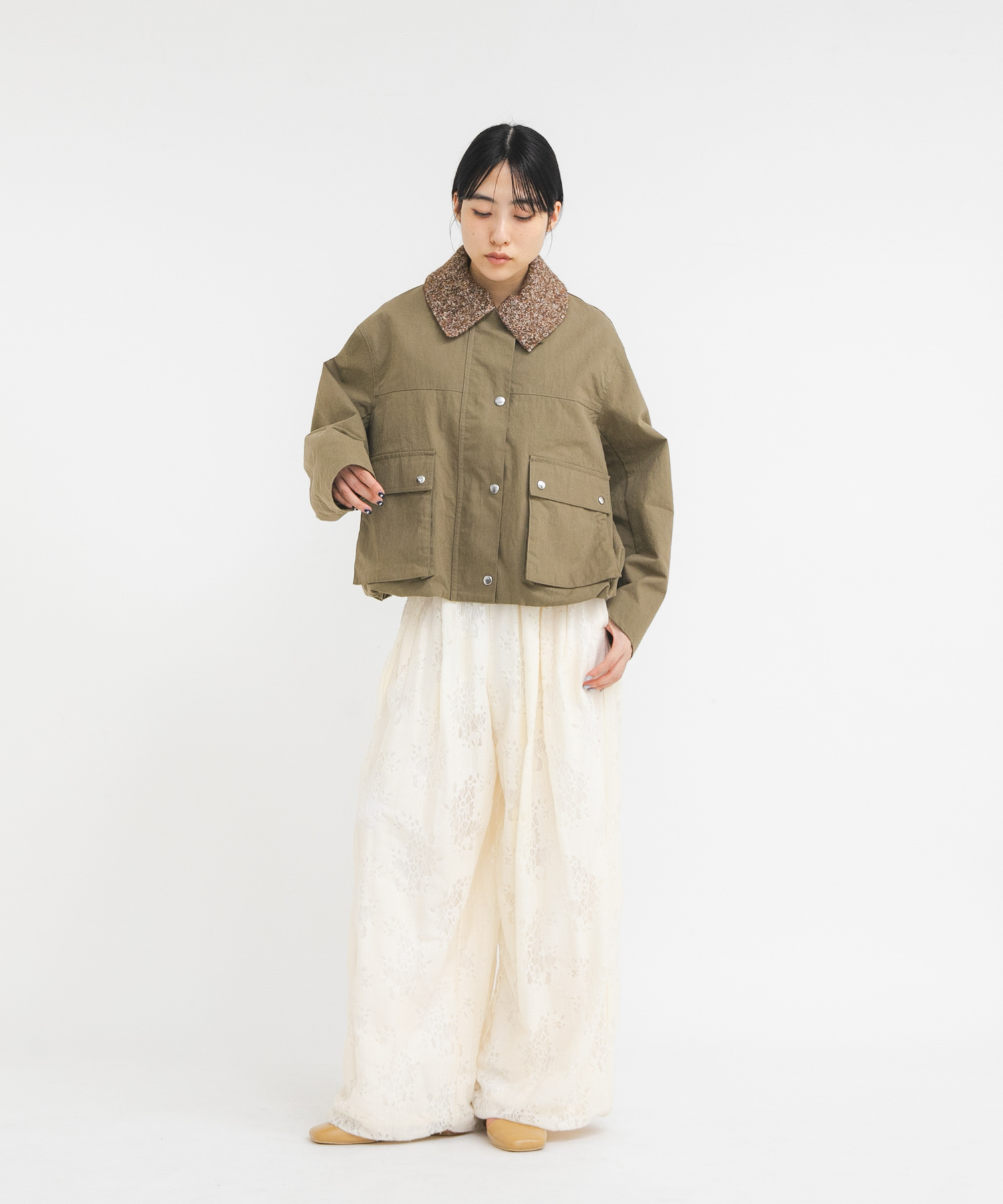 身長：160cm サイズ：one