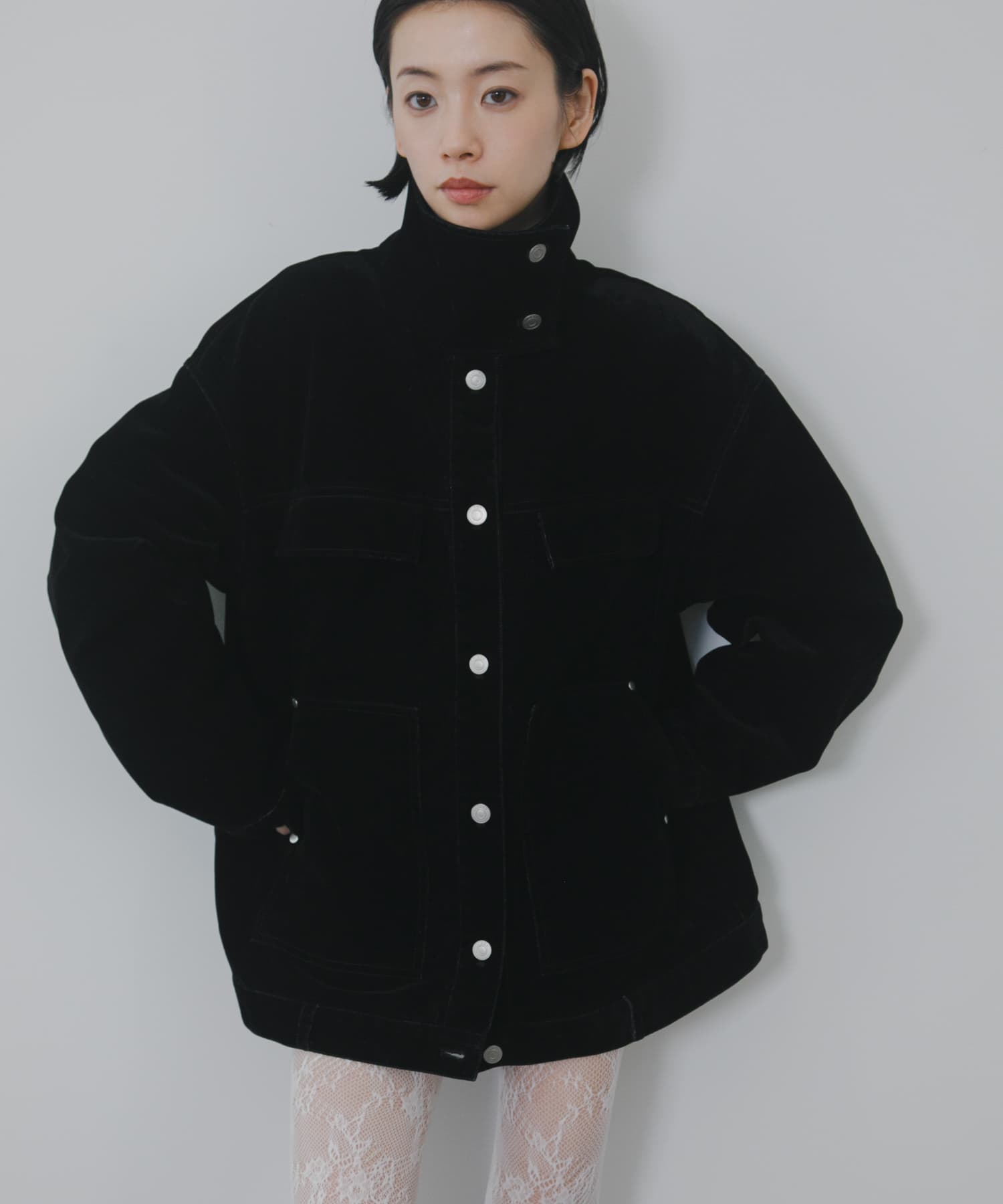 身長 : 162cm サイズ : one