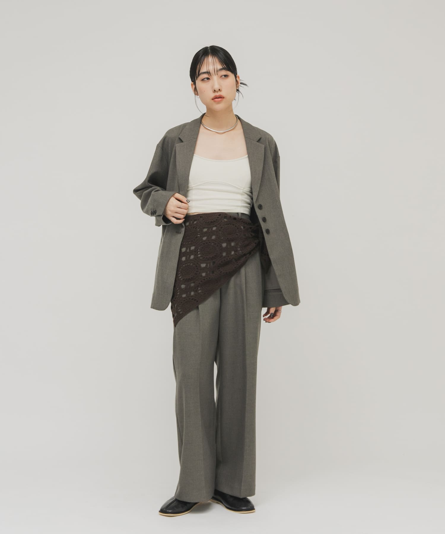 身長 : 160cm サイズ : one