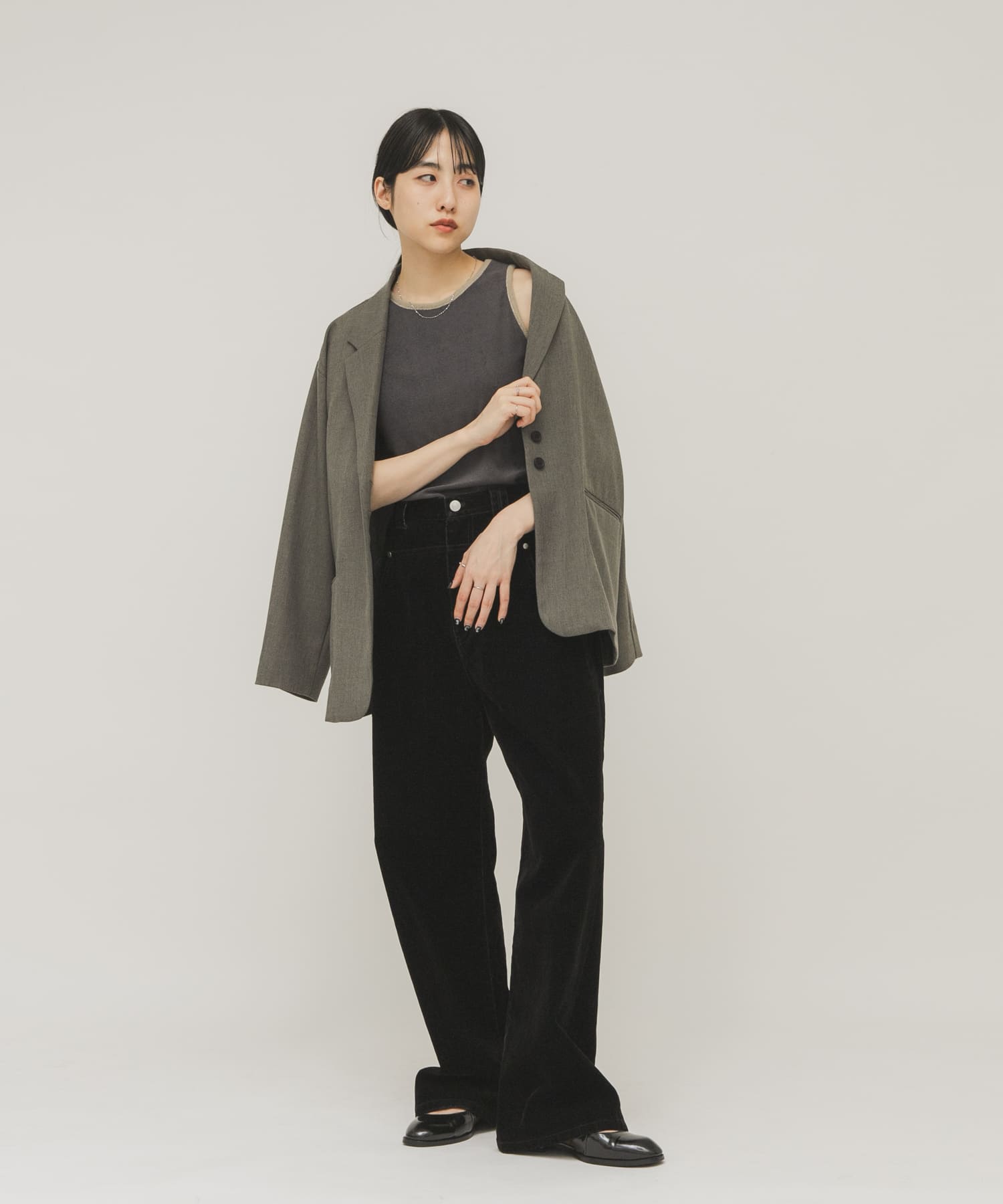 身長 : 160cm サイズ : one