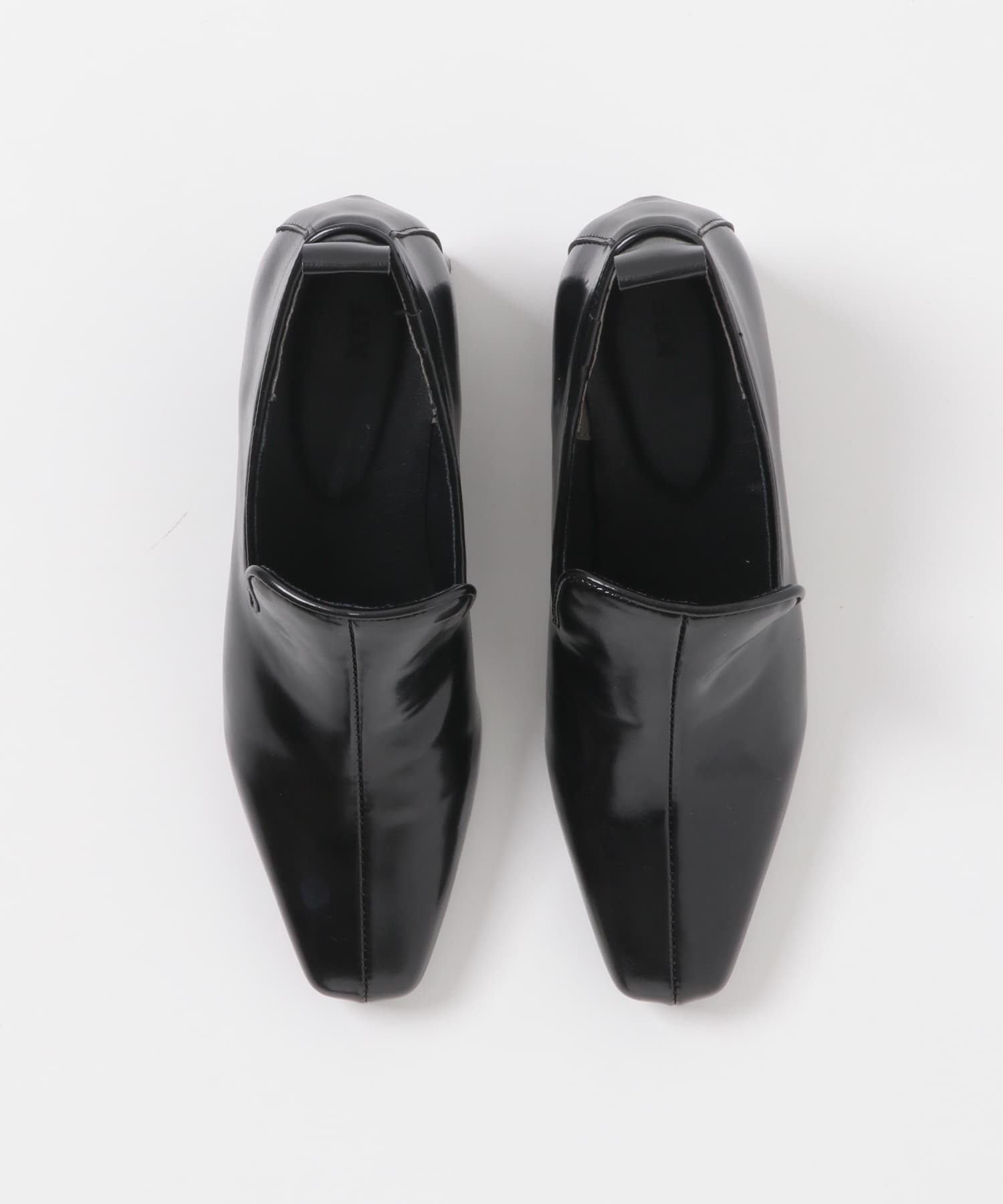 セミスクエアトゥパンプス BLACK 36