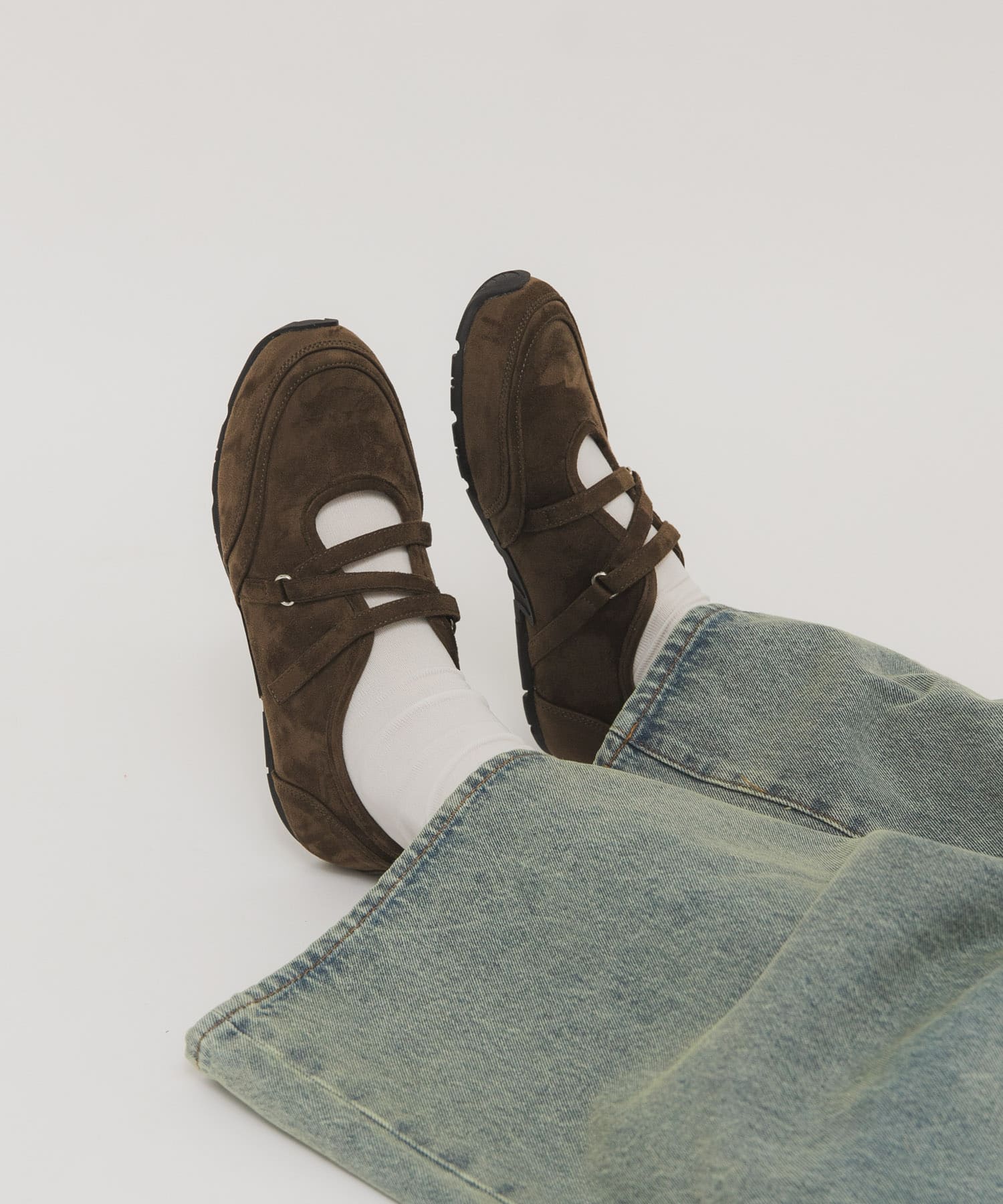 メリージェーンスニーカー BROWN 36