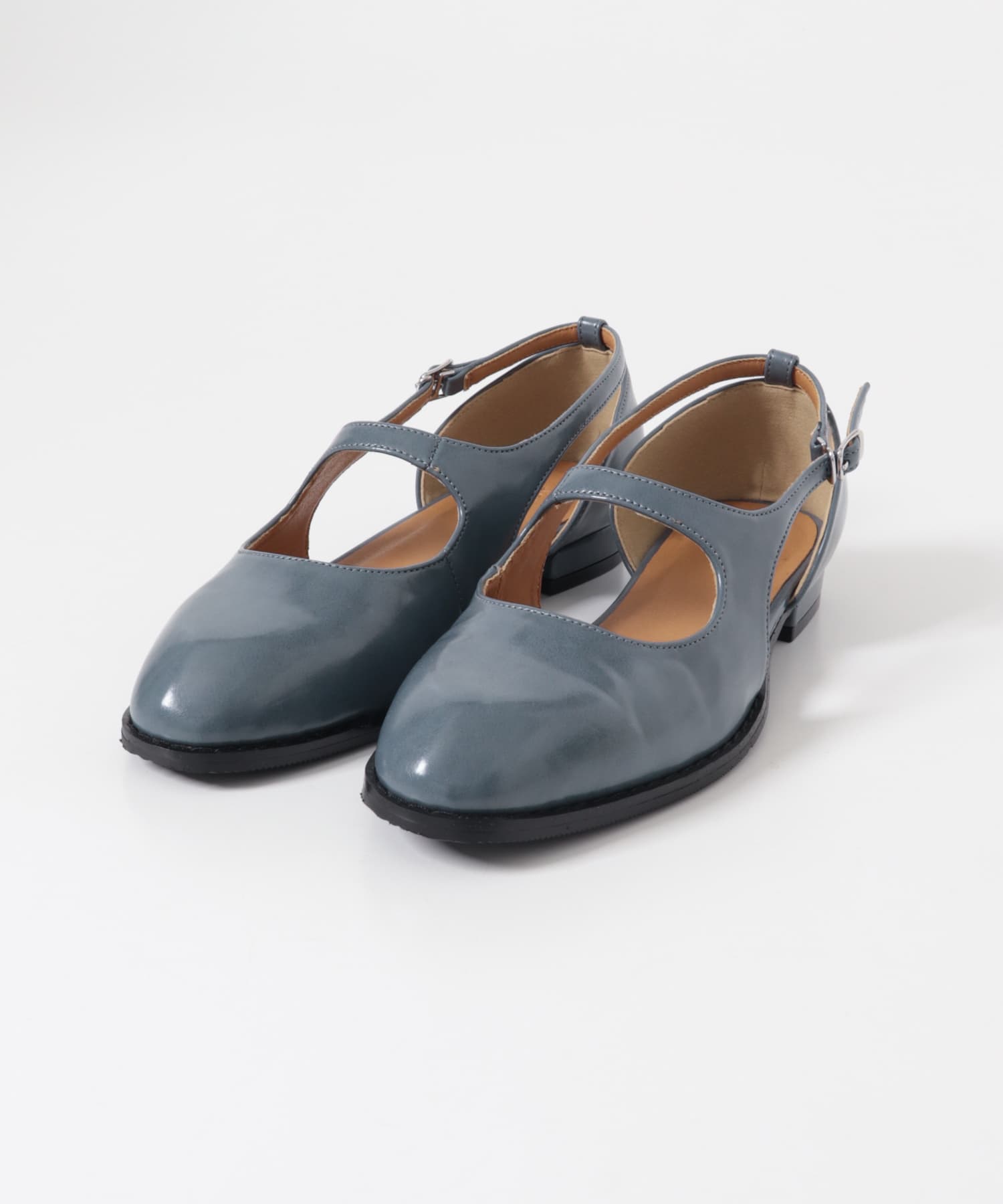 カットデザインメリージェーンローファー(36 BLACK): シューズ｜URBAN