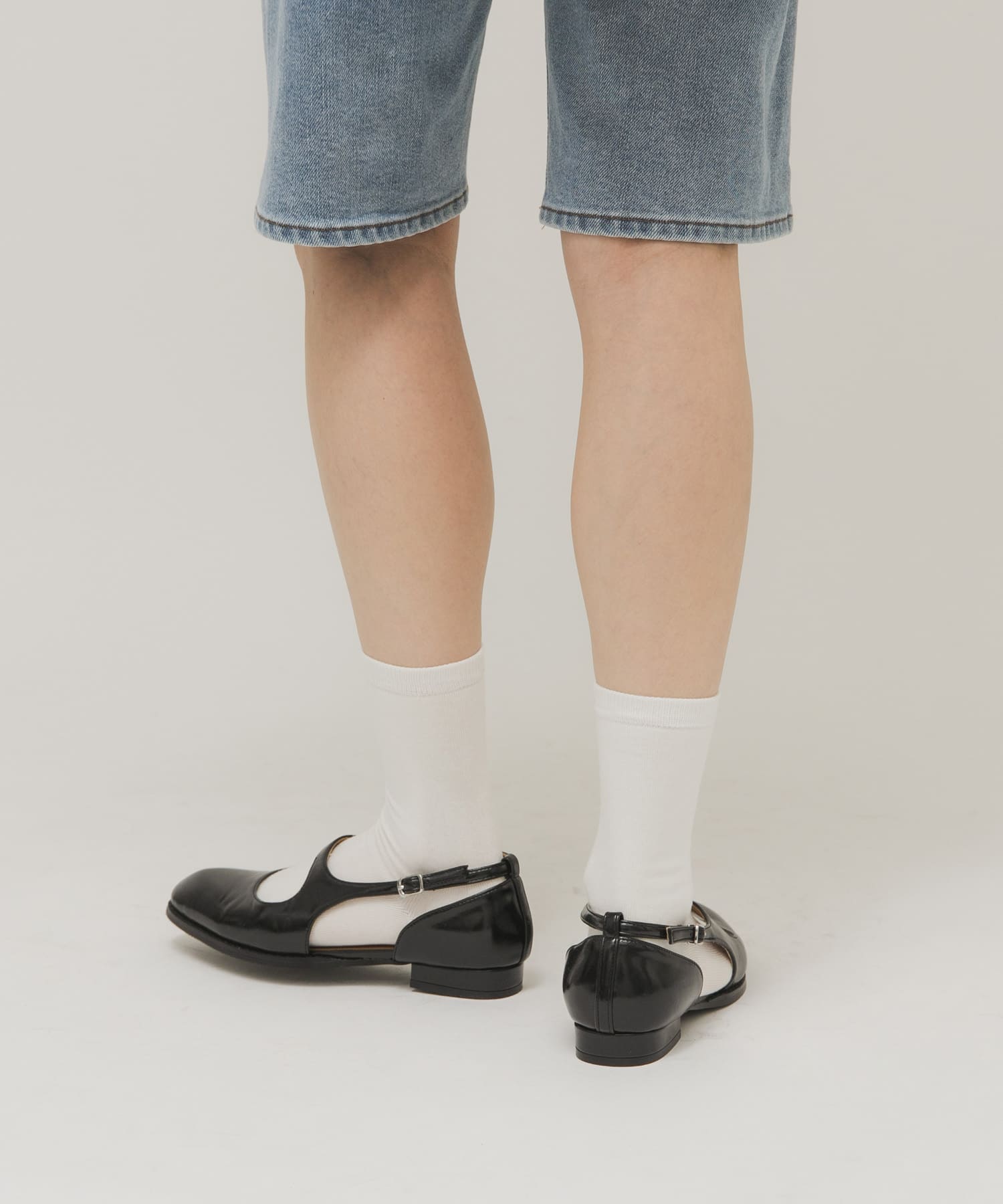 カットデザインメリージェーンローファー(36 BLACK): シューズ｜URBAN