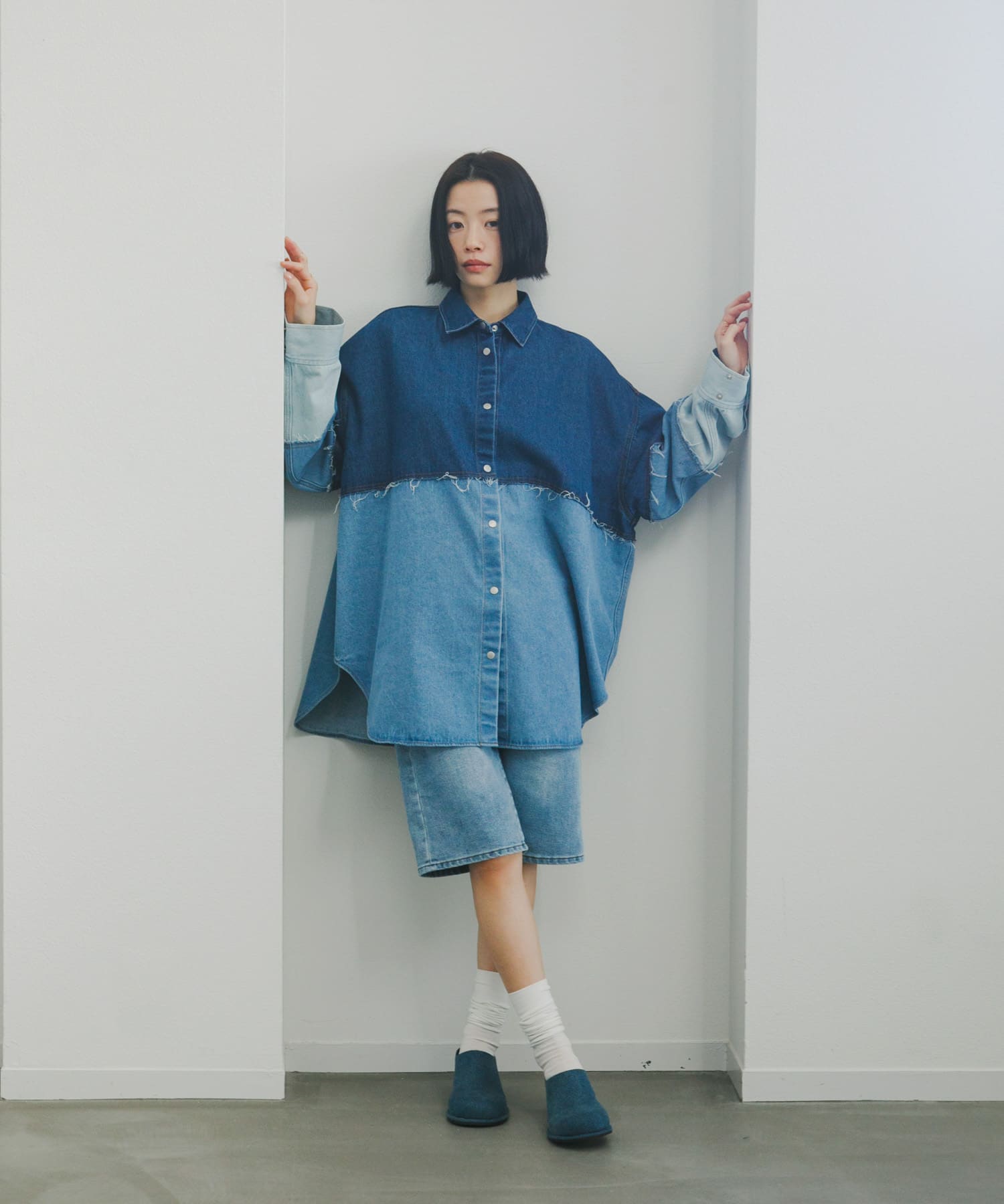 プランプトゥサボミュール DENIM 36