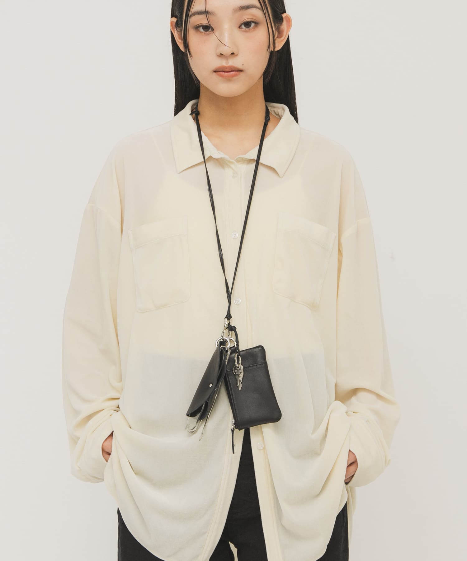 マルチポーチネックショルダー BLACK One