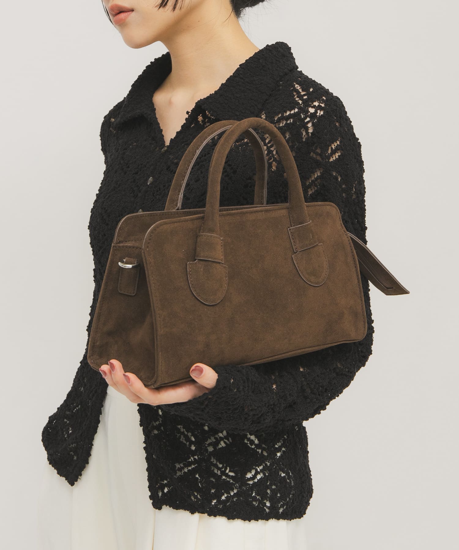 ワイドデザインボストンBAG D.BROWN One