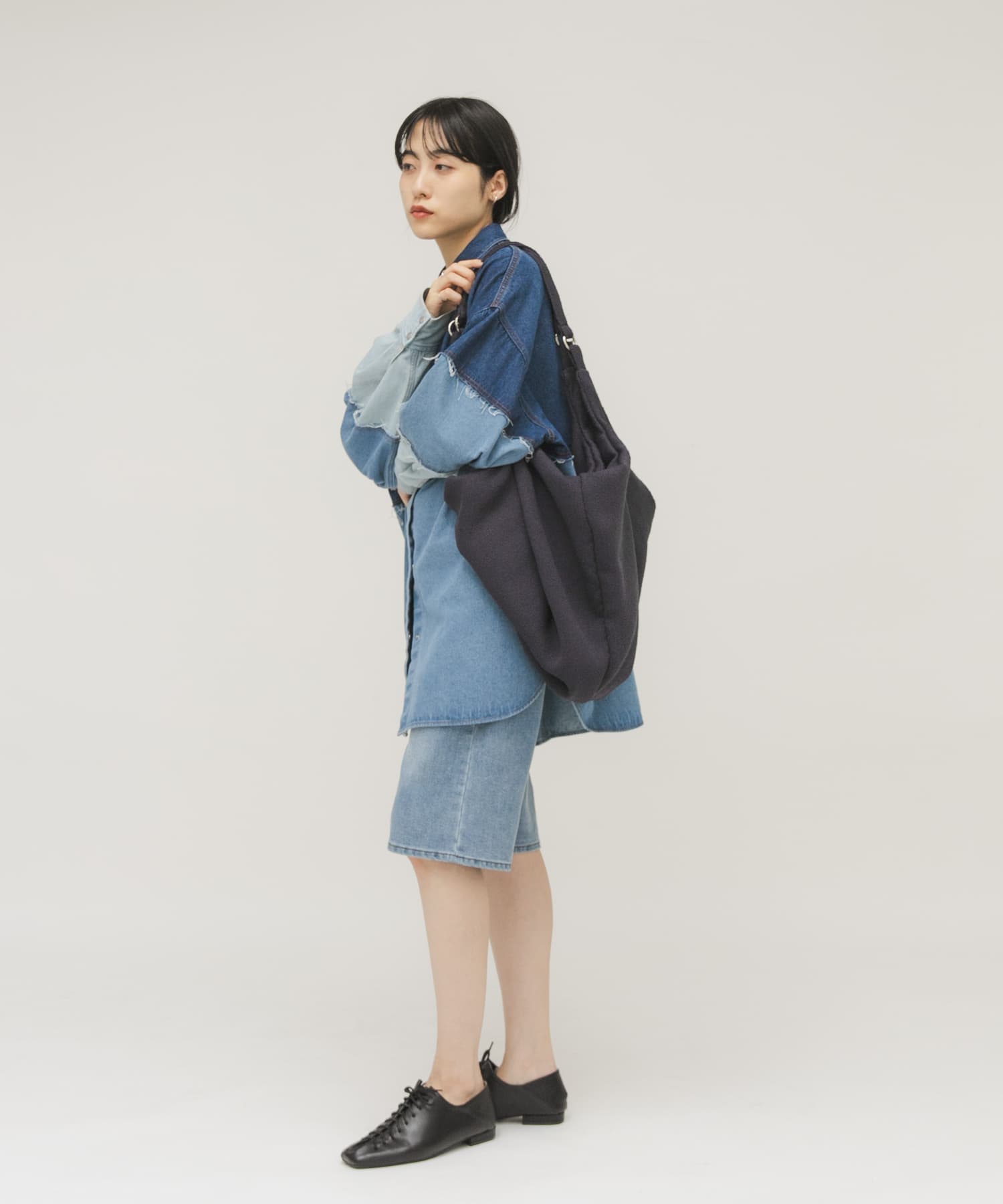 パイル2WAYイージーBAG NAVY One
