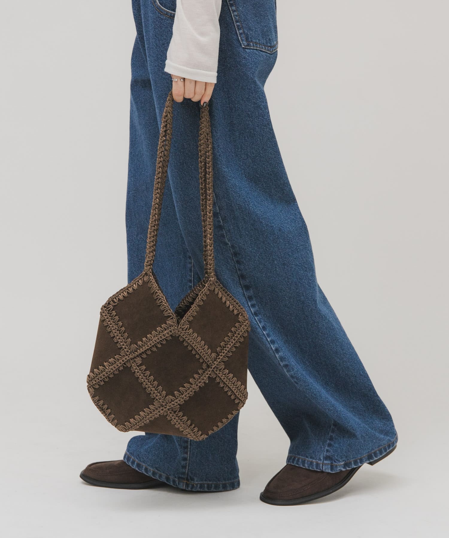 パッチワークBAG BROWN One