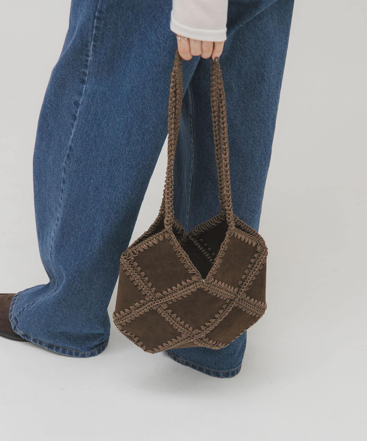 パッチワークBAG BROWN One