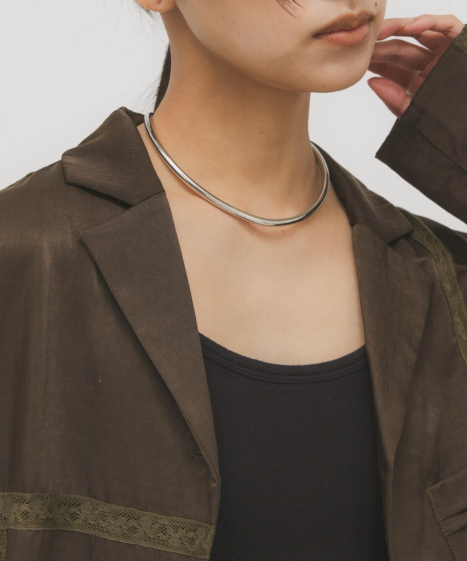 ラウンドチョーカー SILVER One