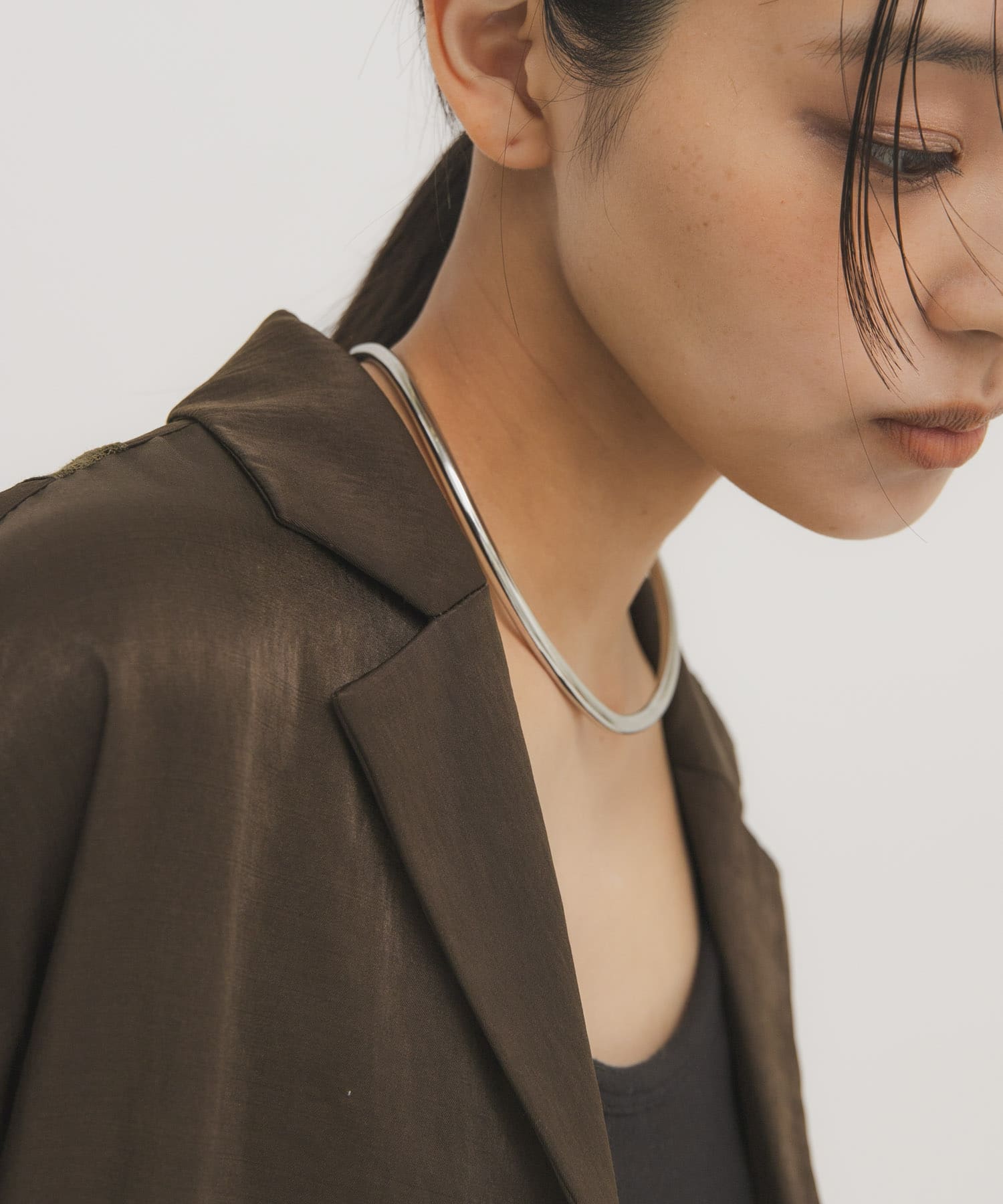 ラウンドチョーカー SILVER One