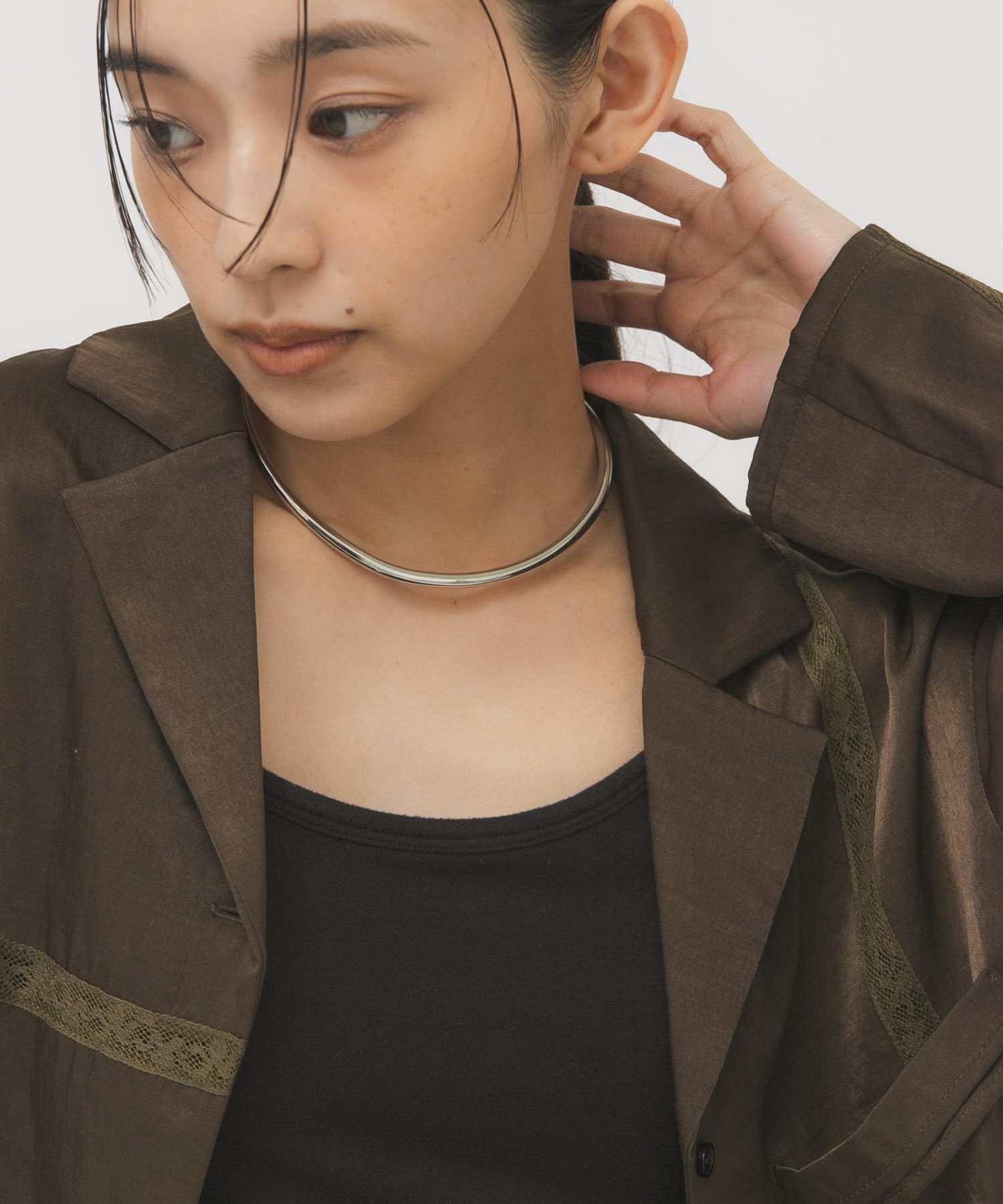 ラウンドチョーカー SILVER One