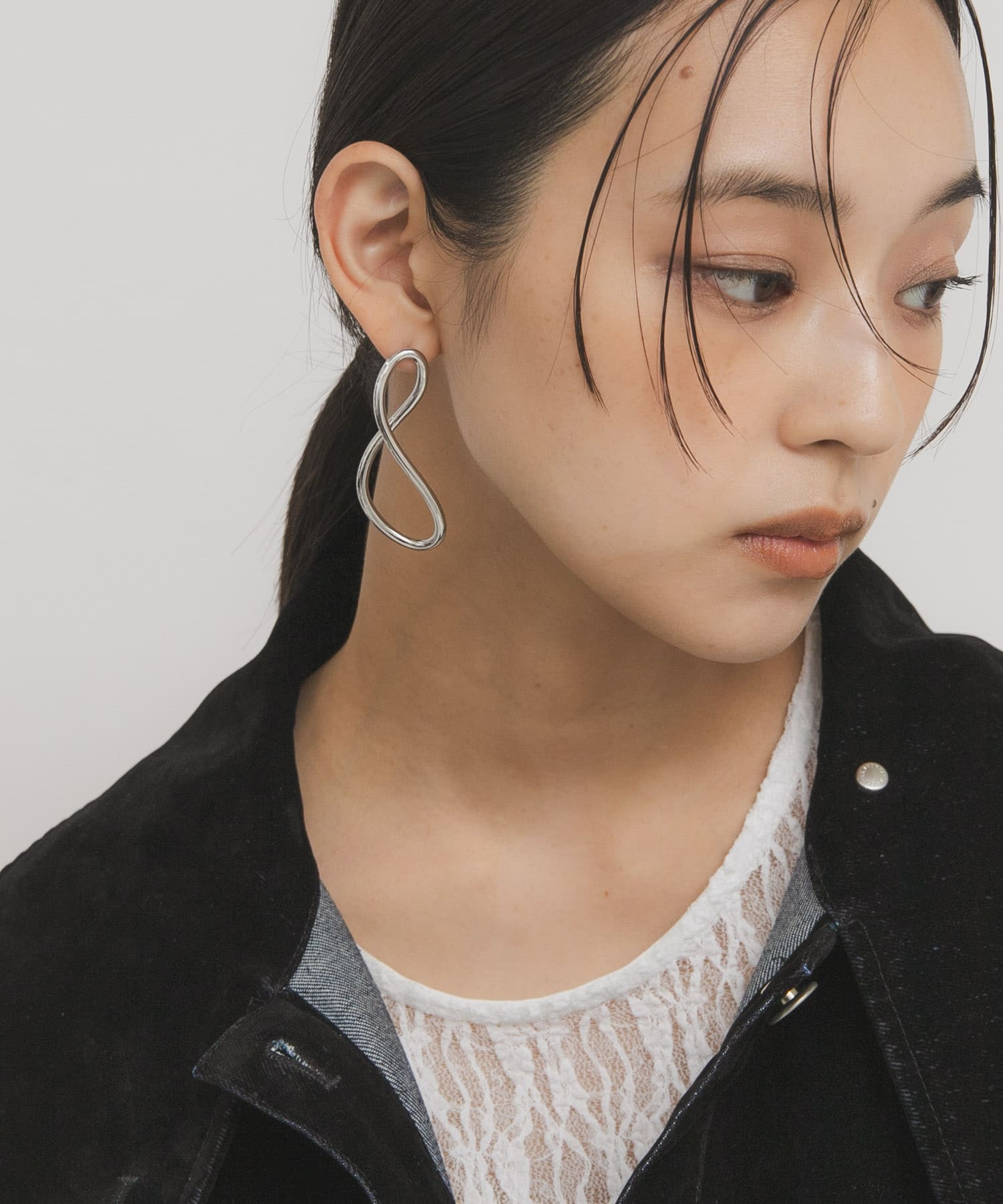TOMWOODトムウッド Sleek Ear Chain 140mm 9Kダイヤ Sleek Ear Chain