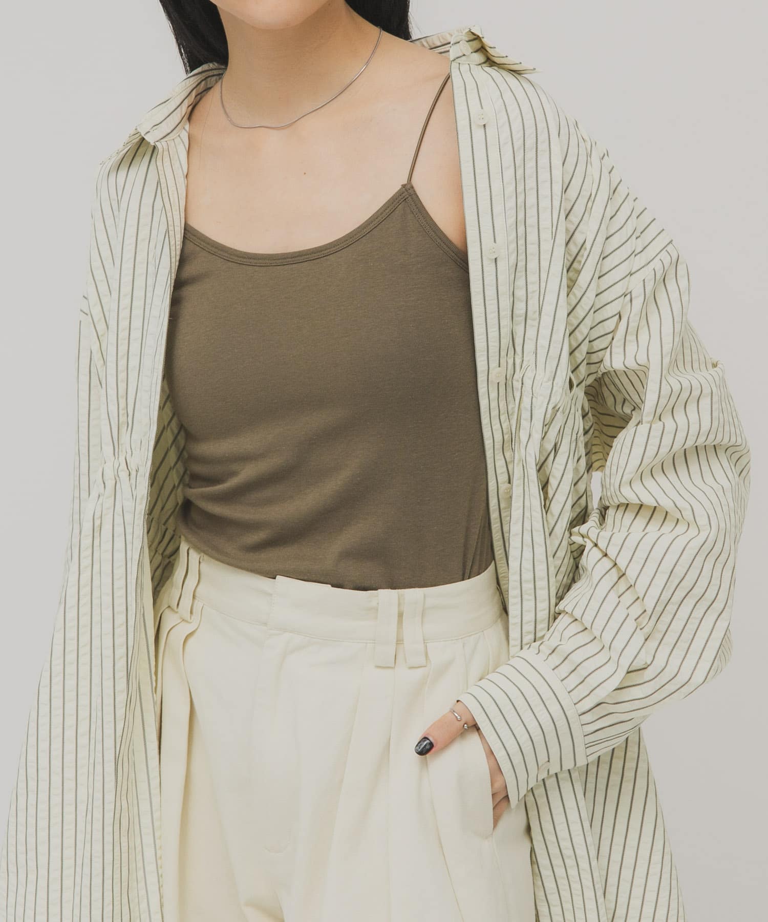 身長：160cm サイズ：one