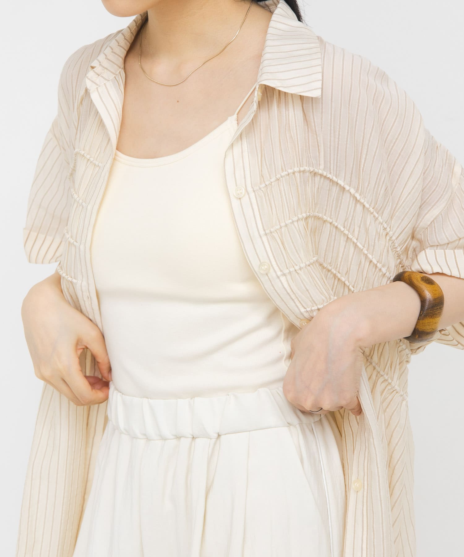 身長：160cm サイズ：one