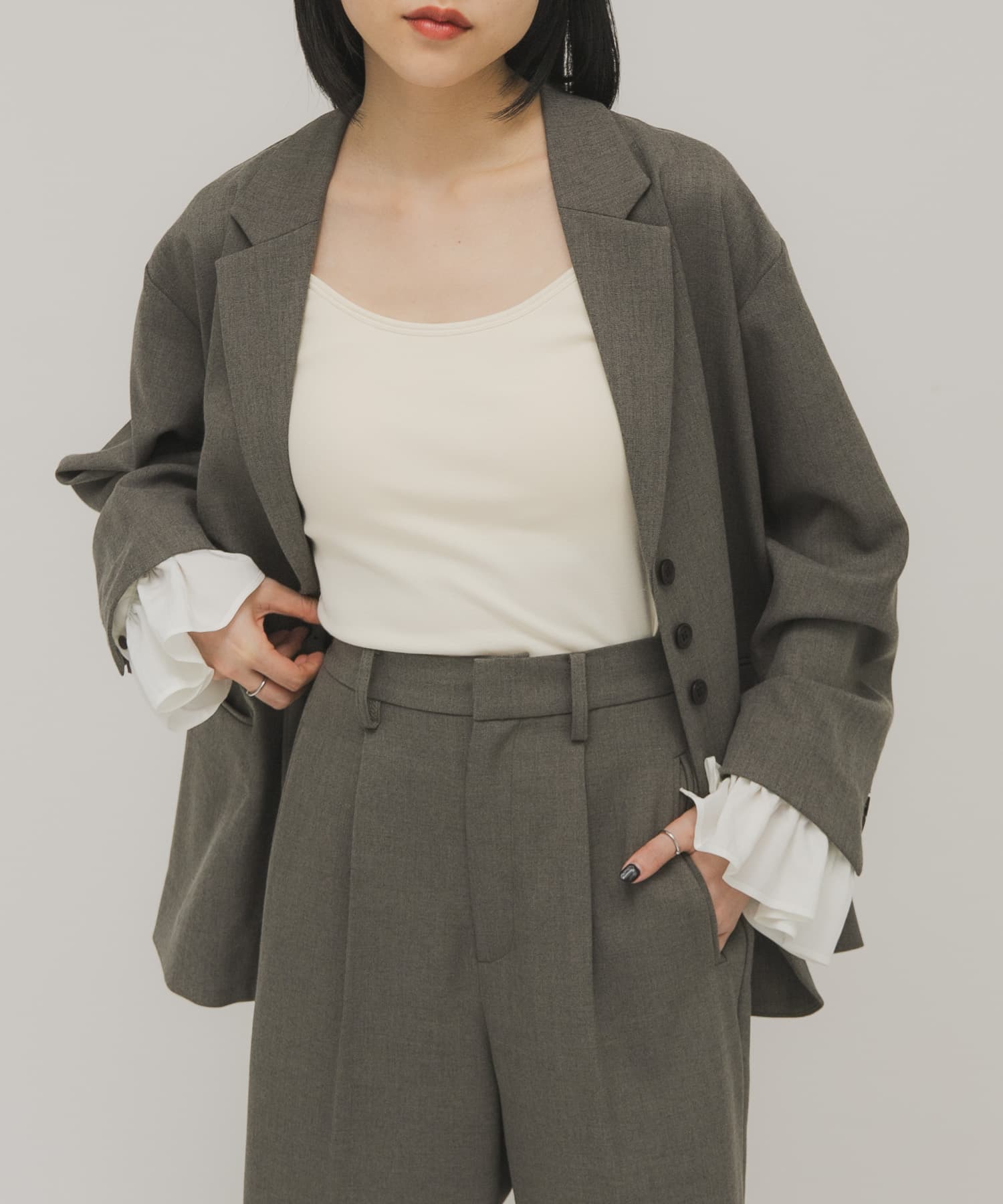 身長：160cm サイズ：one