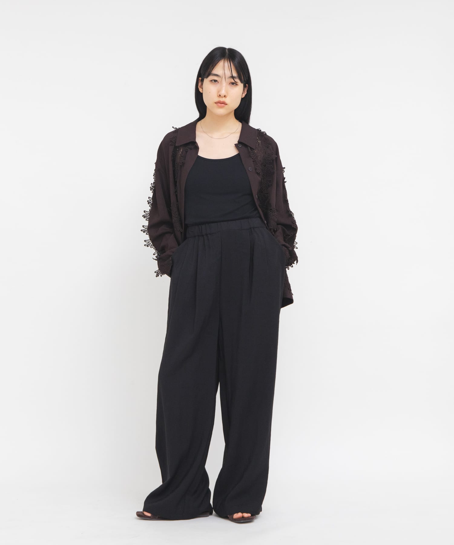 身長：160cm サイズ：one