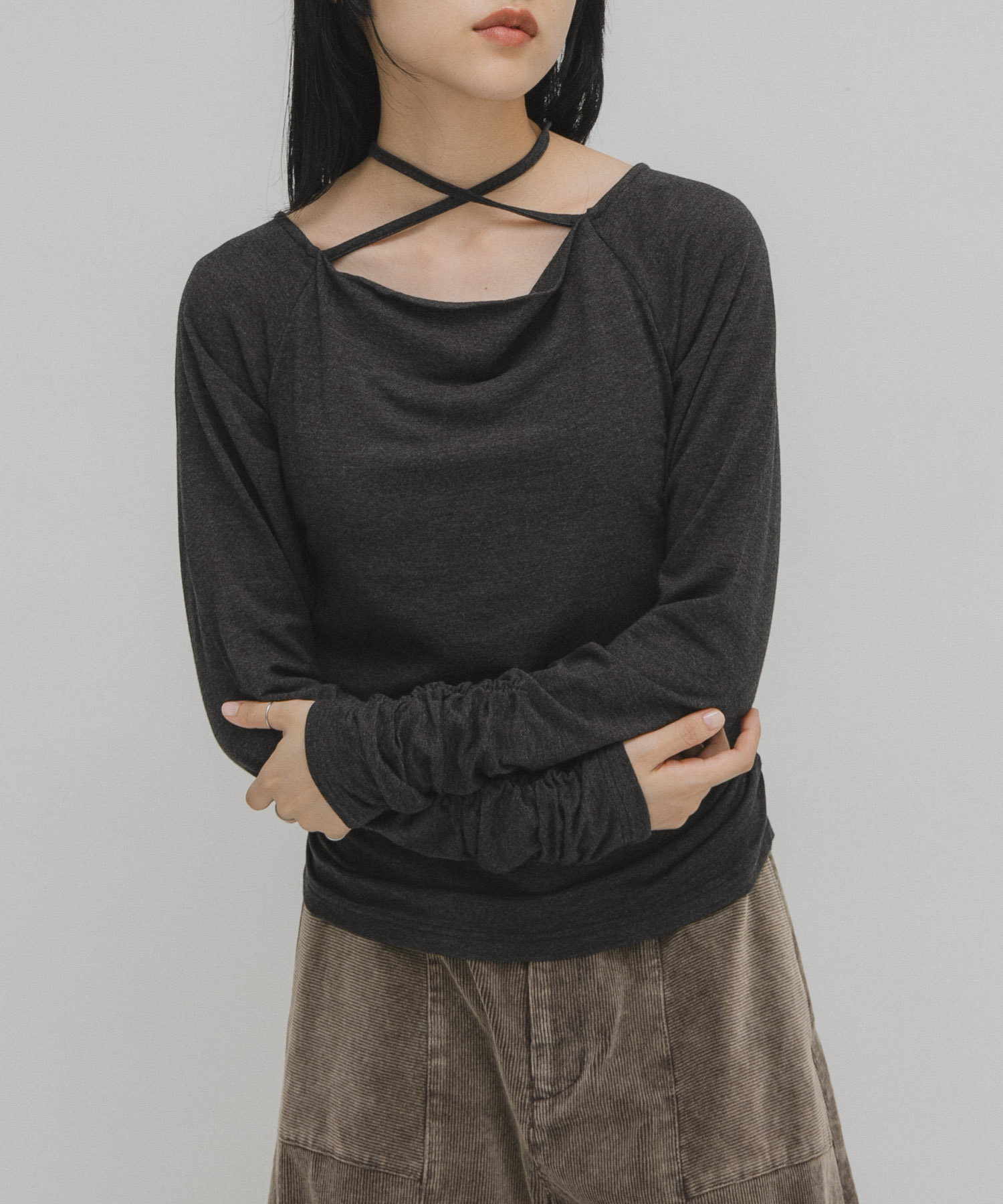 身長：160cm サイズ：one