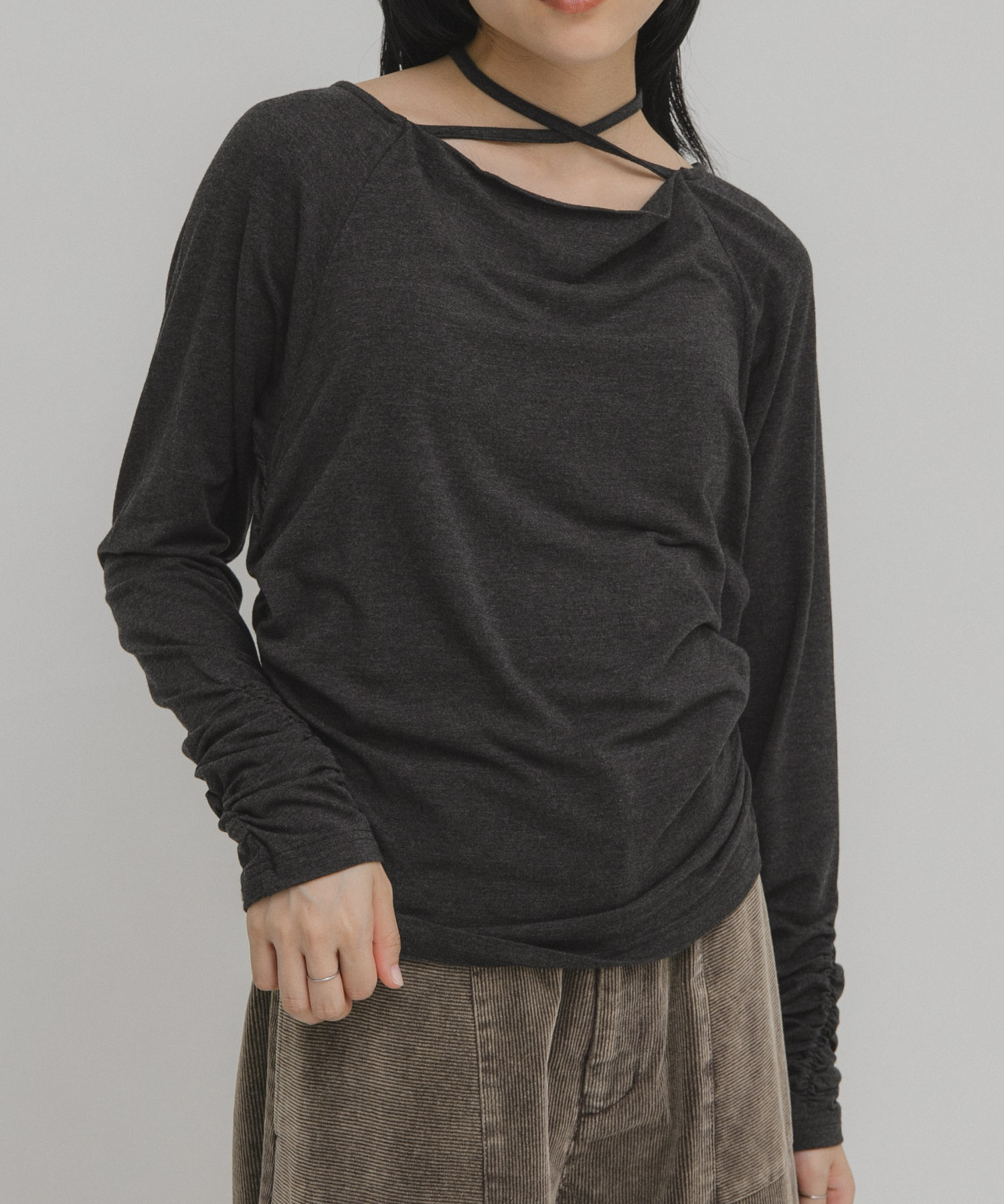 身長：160cm サイズ：one