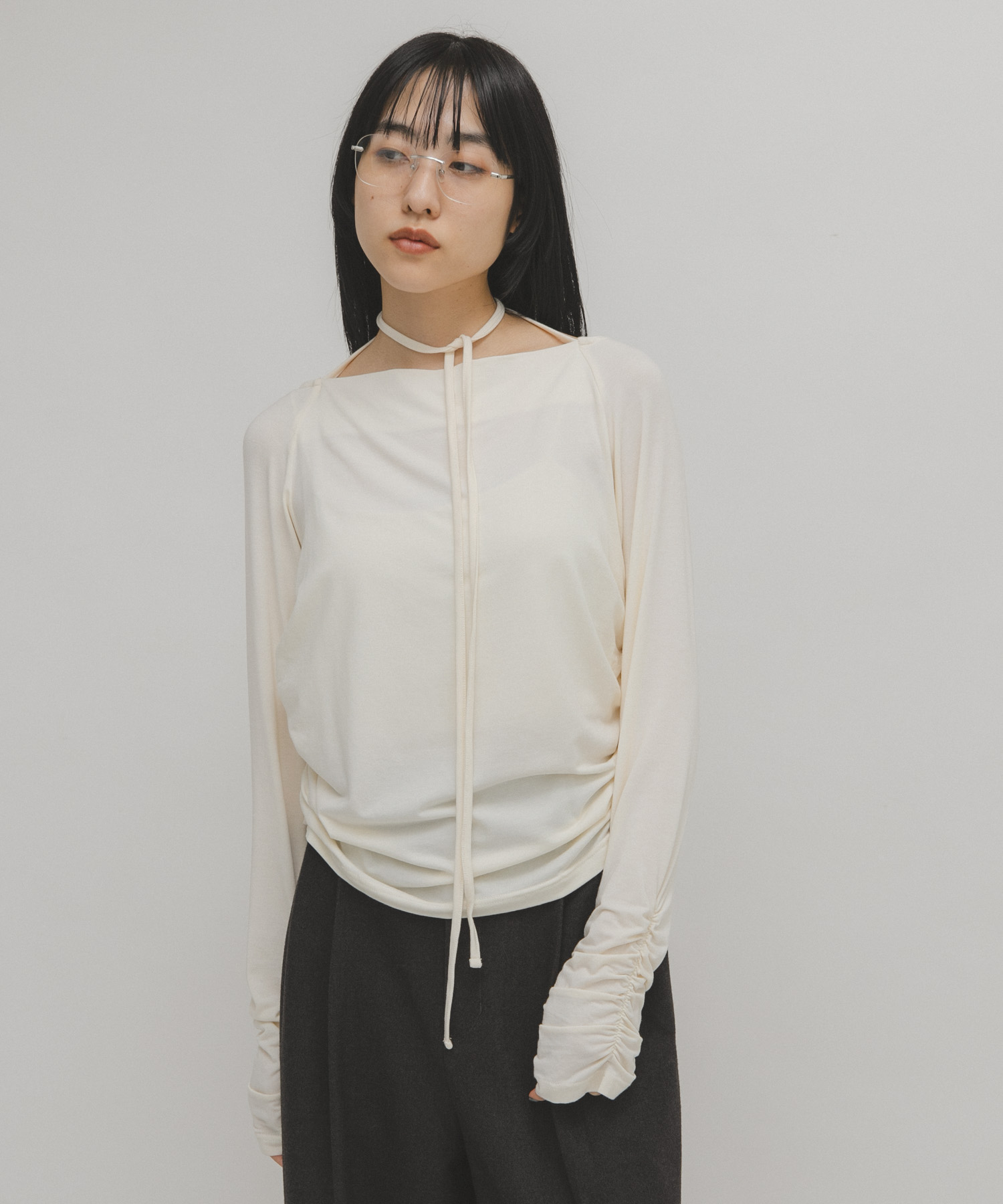 身長：160cm サイズ：one