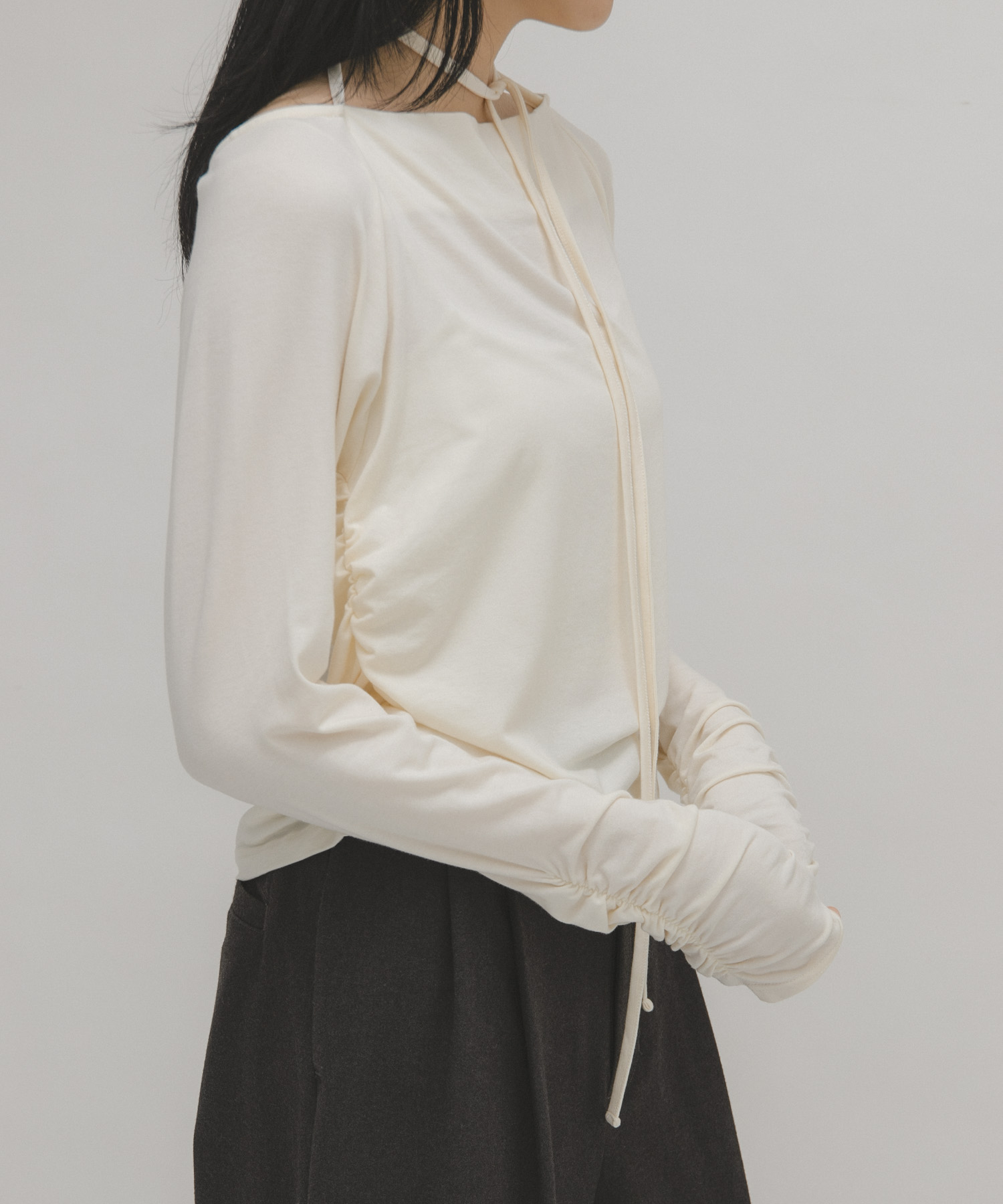 身長：160cm サイズ：one